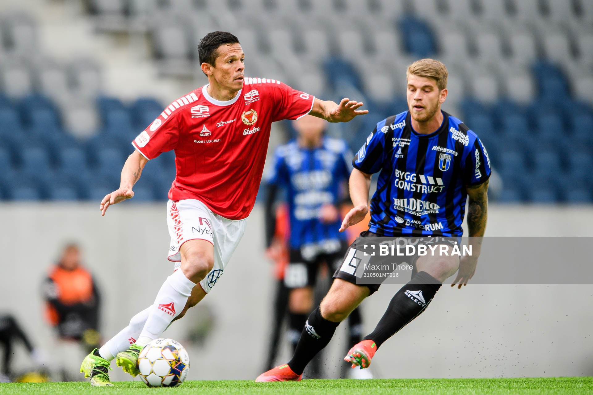 Kalmars Romario Pereira Sipiao och Sirius Marcus Mathisen