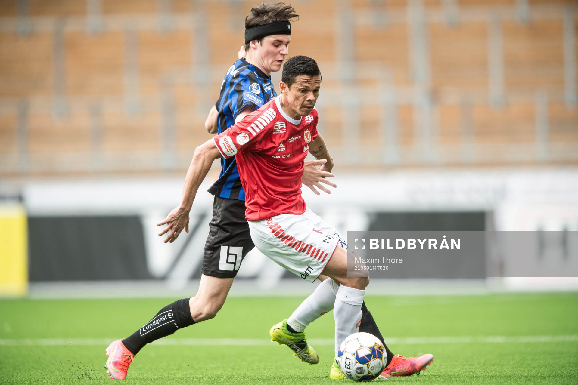 Kalmars Romario Pereira Sipiao och Sirius Jamie Roche