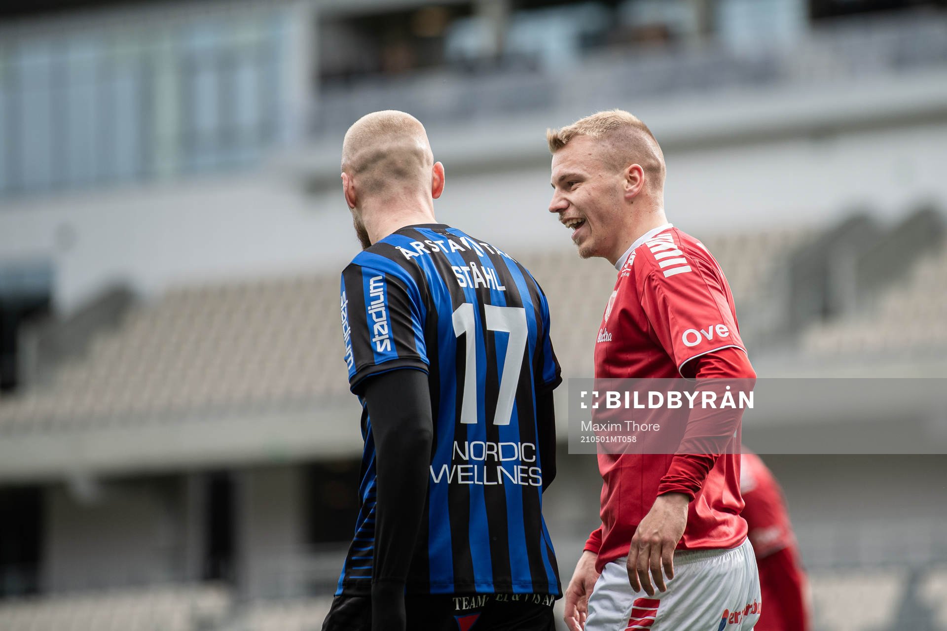Sirius Adam Ståhl och Kalmars Isak Jansson