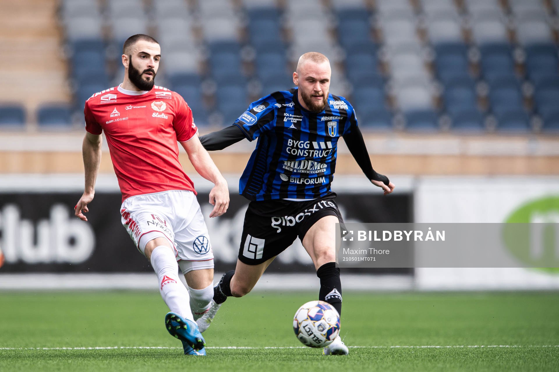 Kalmars Filip Sachpekidis och Sirius Adam Ståhl