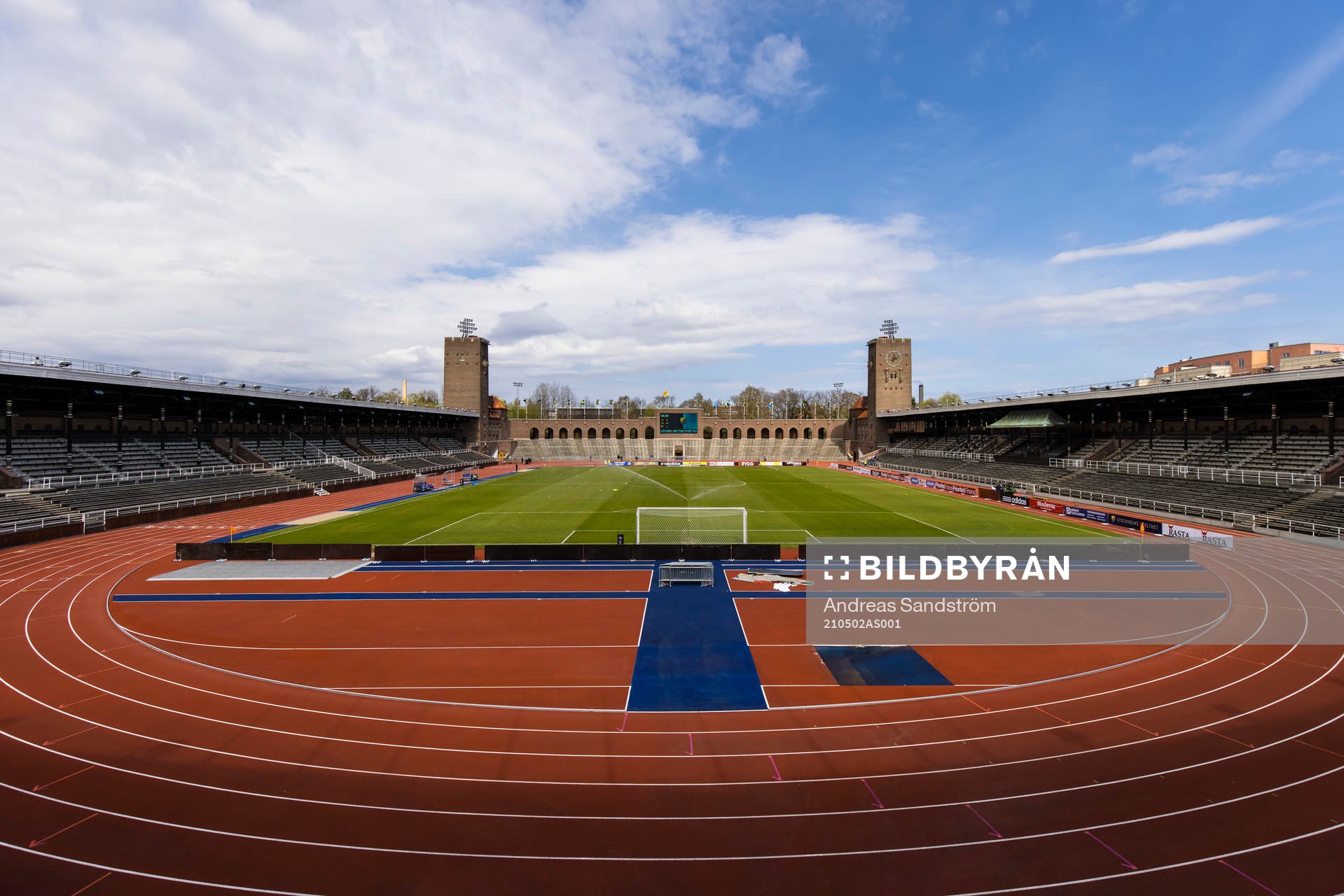 Vy över Stockholms stadion