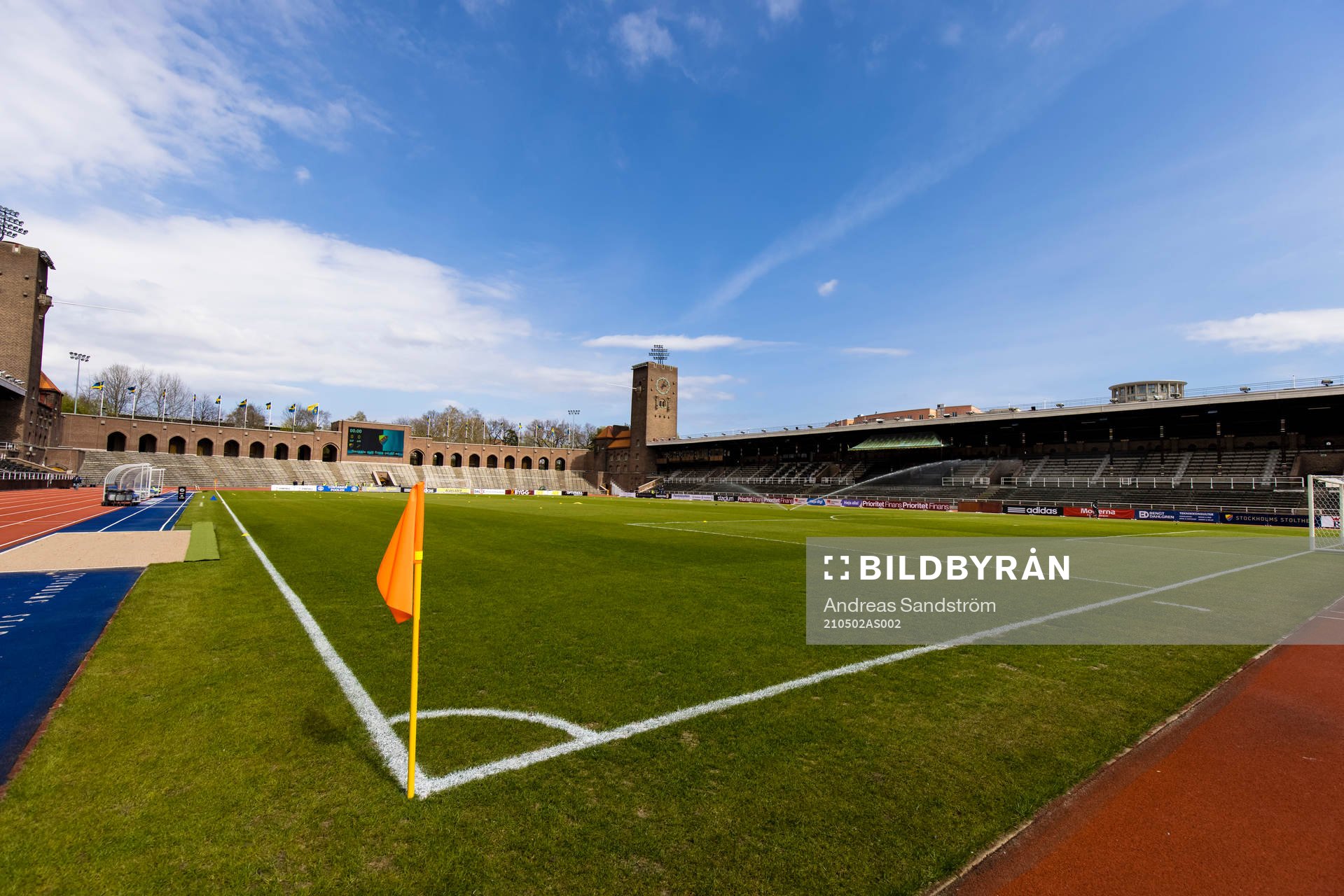 Vy över Stockholms stadion