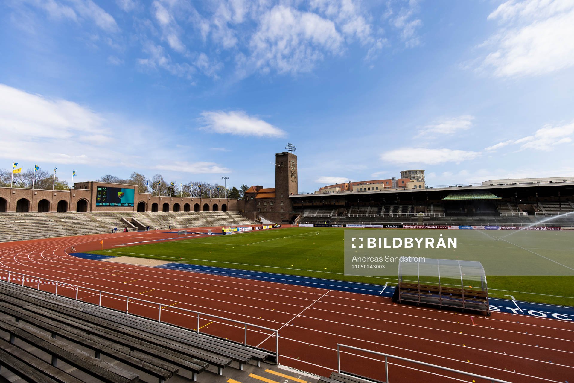 Vy över Stockholms stadion