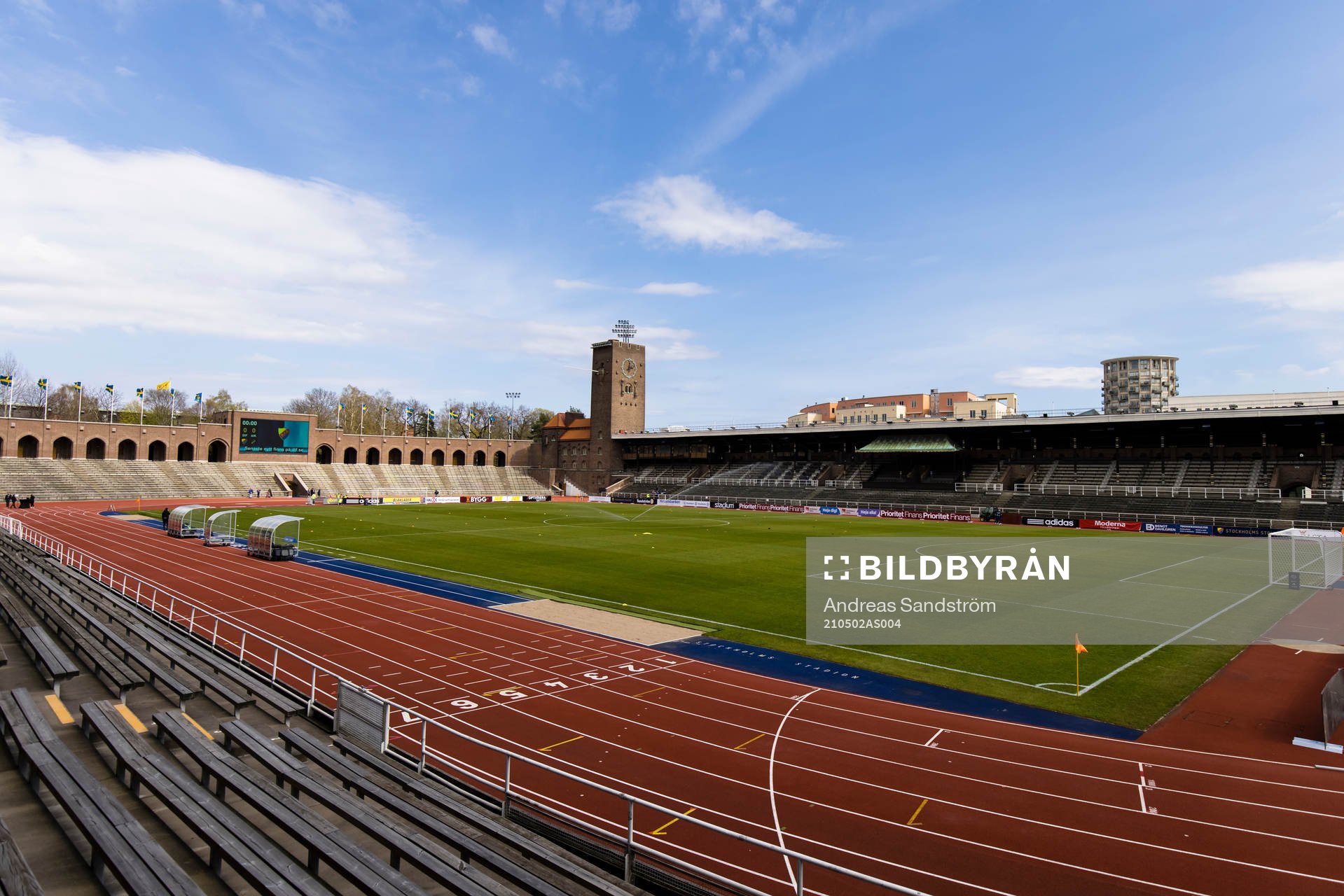 Vy över Stockholms stadion