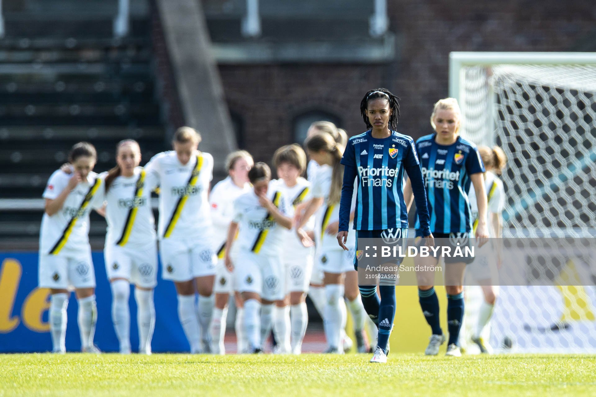 Djurgårdens Linda Maserame Motlhalo deppar