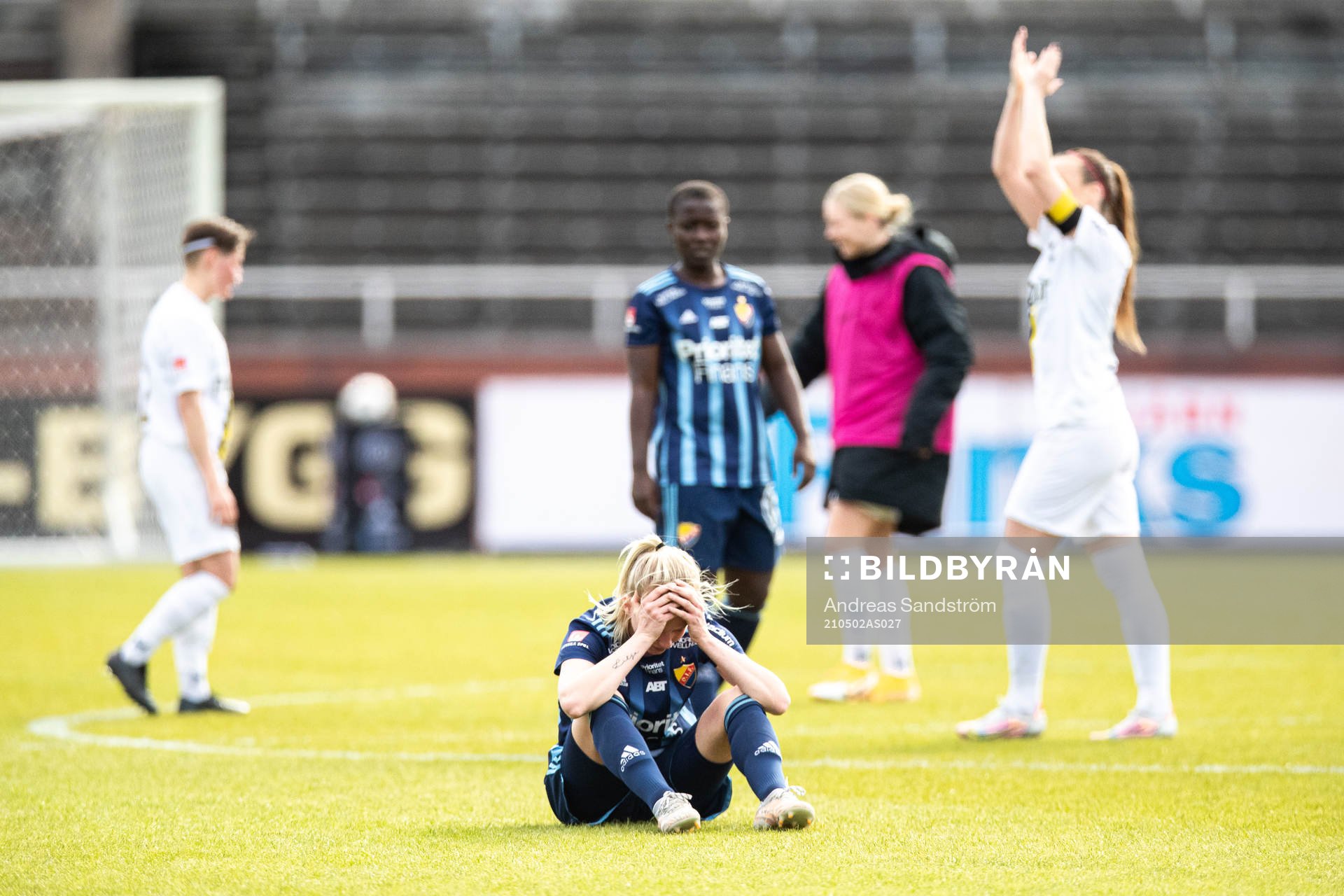 Djurgårdens Nellie Lilja deppar