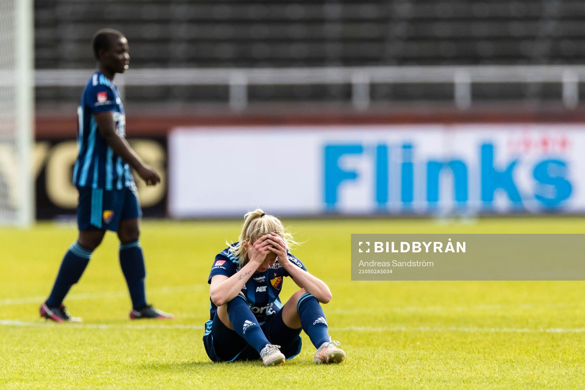 Djurgårdens Nellie Lilja deppar