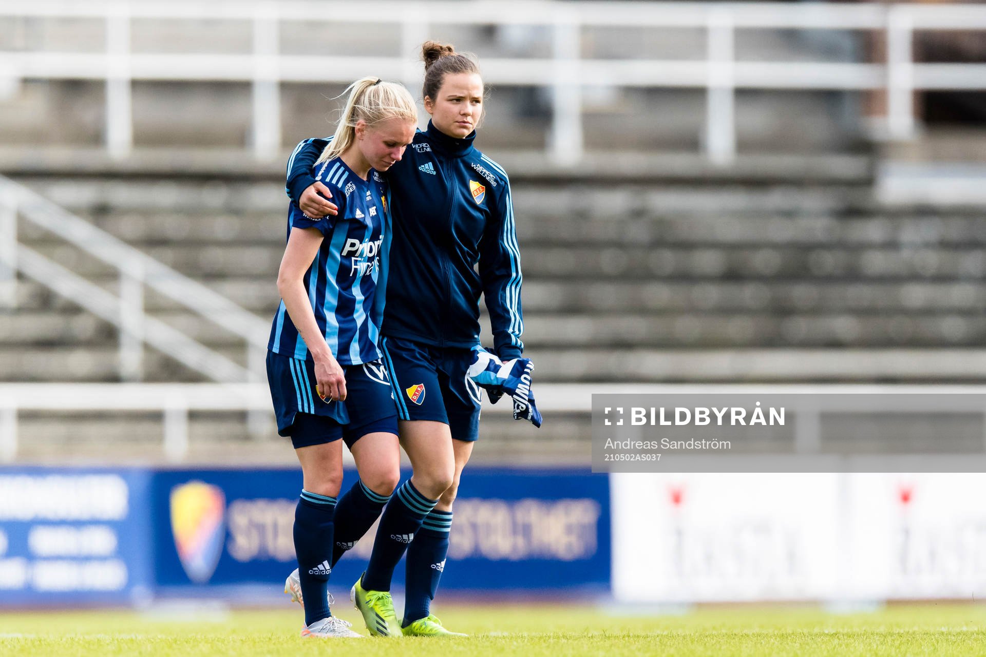 Djurgårdens Nellie Lilja deppar med lagkamrat