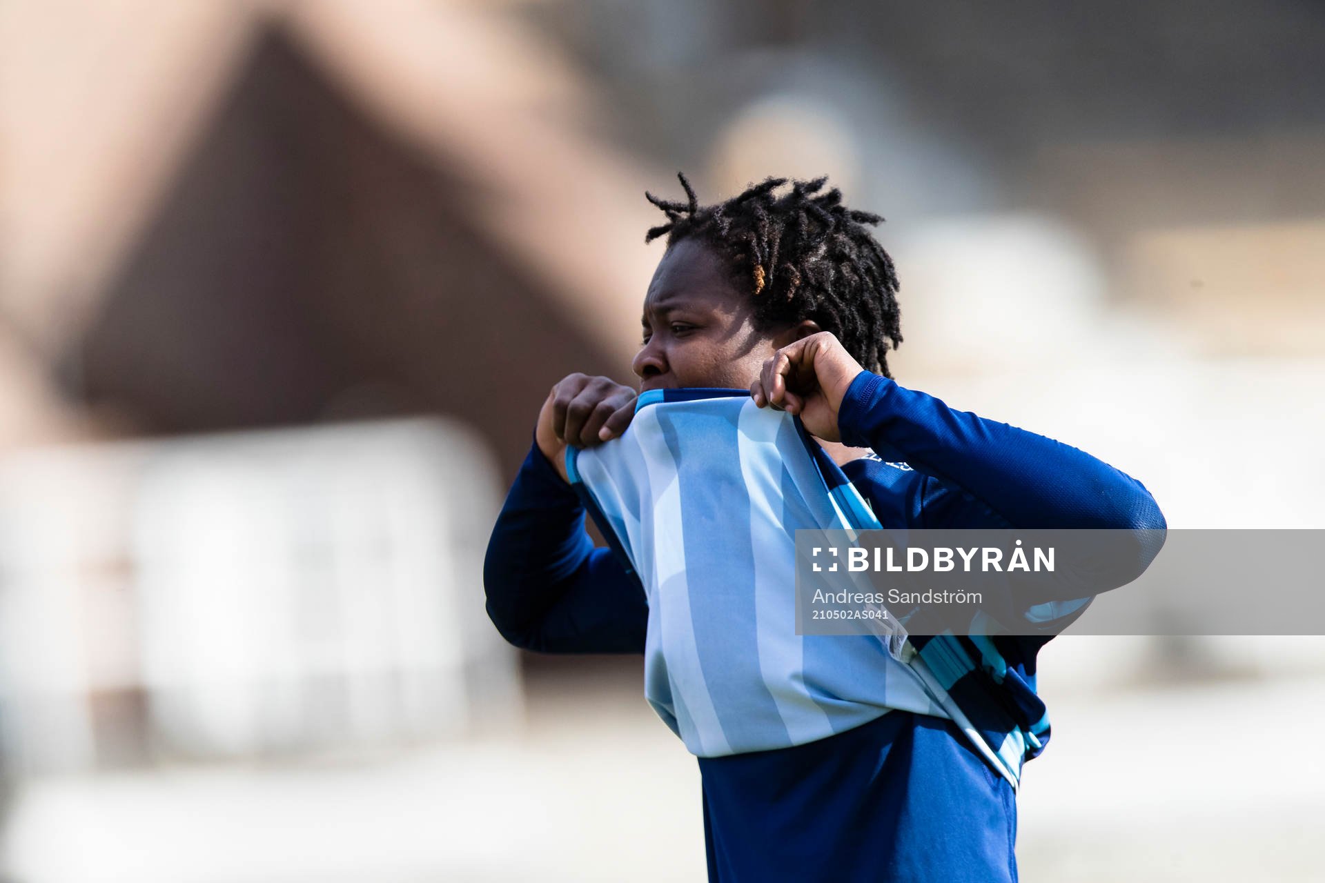 Djurgårdens Portia Boakye deppar
