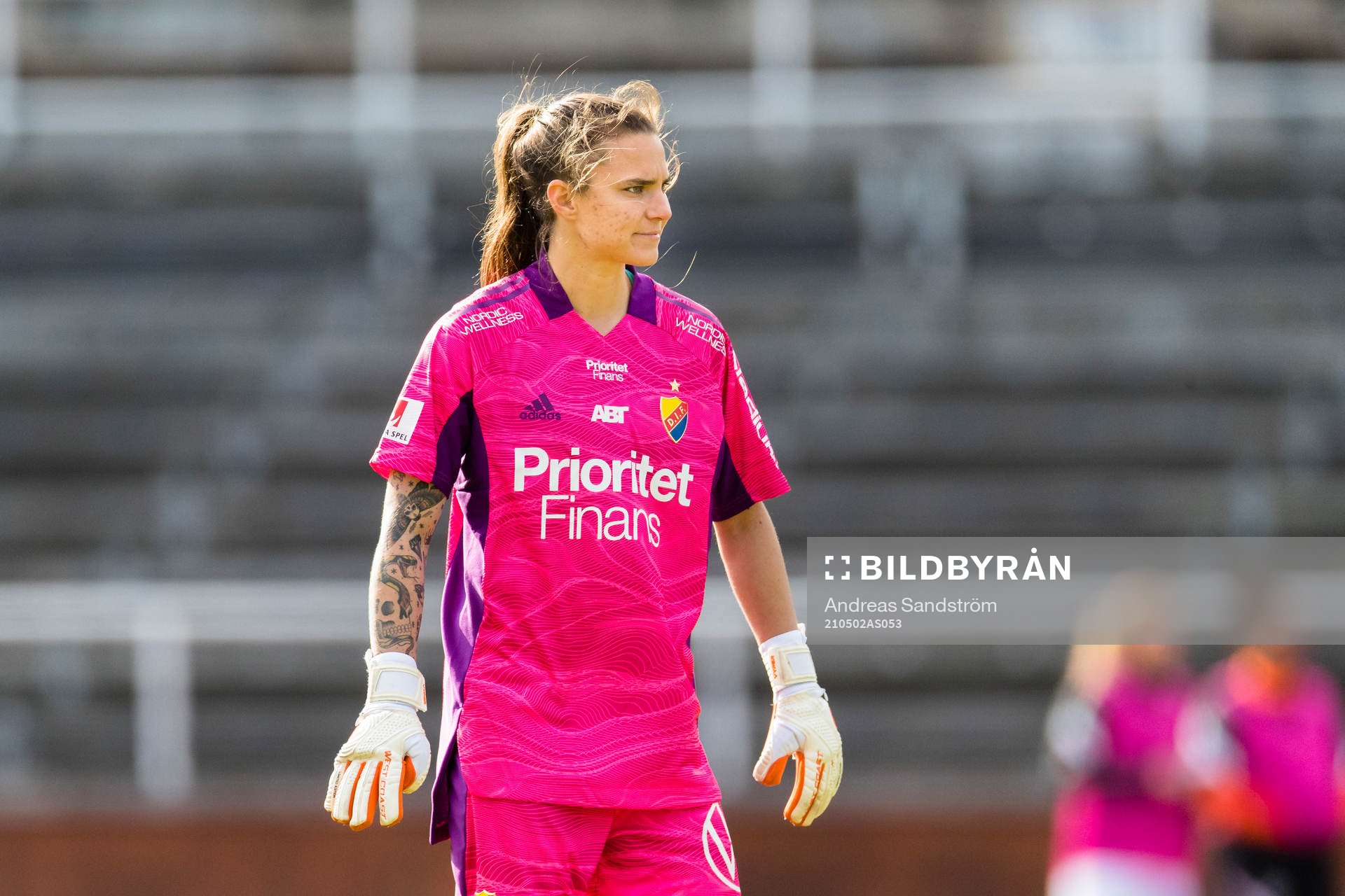 Djurgårdens målvakt Kelsey Daugherty