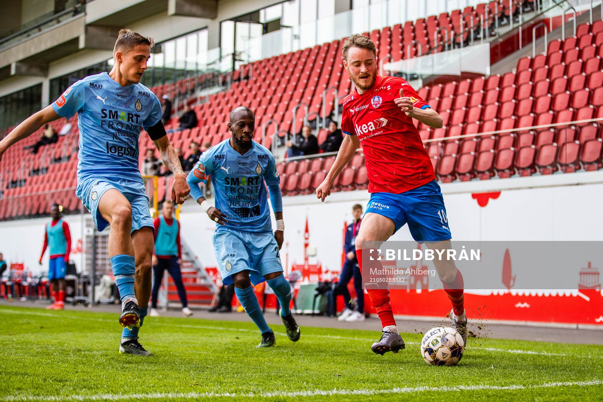 AFC Eskilstunas Pontus Rödin och Ibrahim Blati Toure