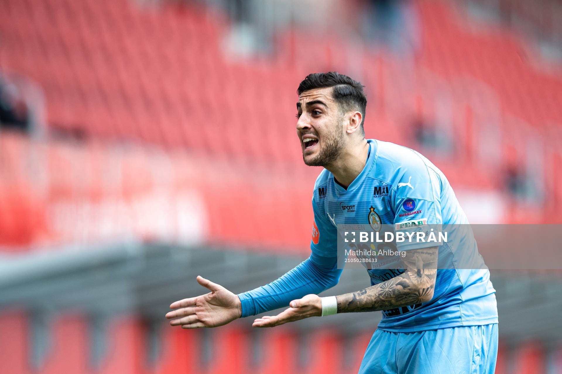 AFC Eskilstunas Marwan Baze reagerar