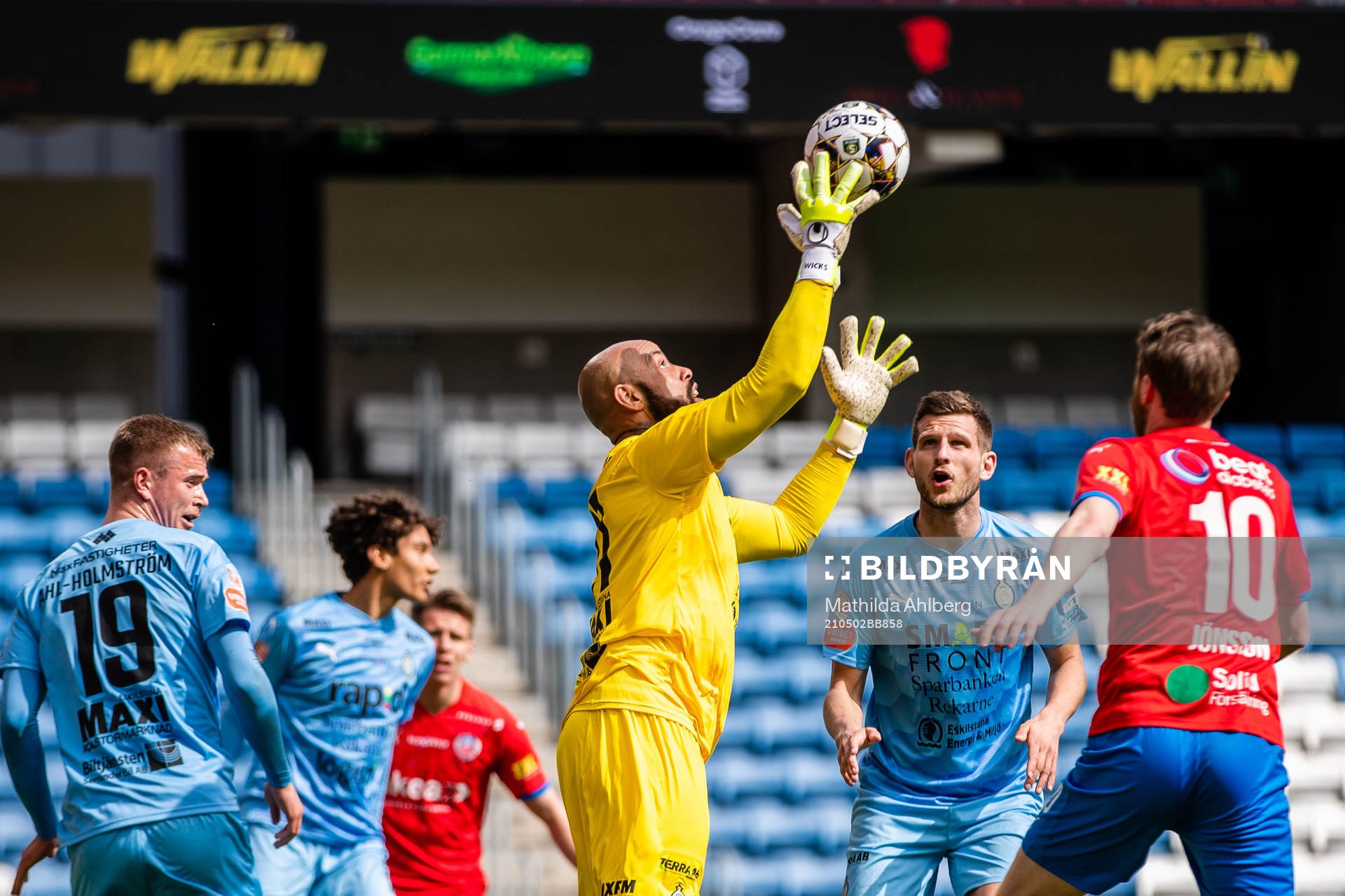 AFC Eskilstunas målvakt Joshua Wicks