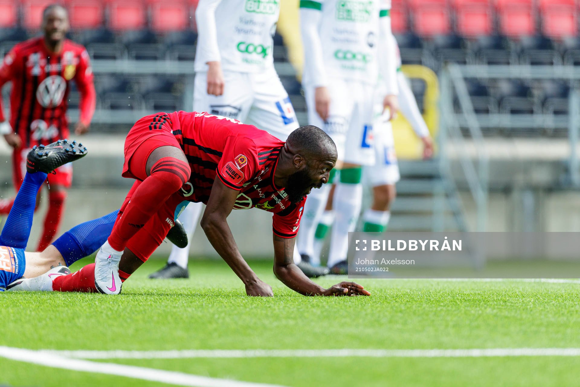 under fotbollsmatchen i Allsvenskan mellan Östersund och