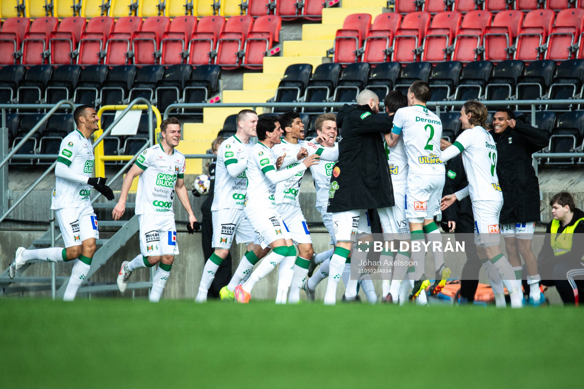 Varbergs Oliver Stanisic jublar