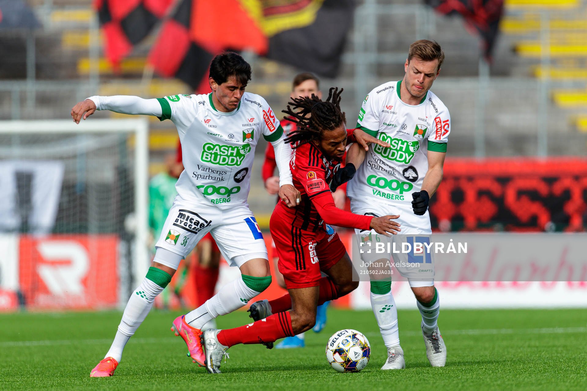 Varbergs Jean Carlos De Brito och Albin Winbo