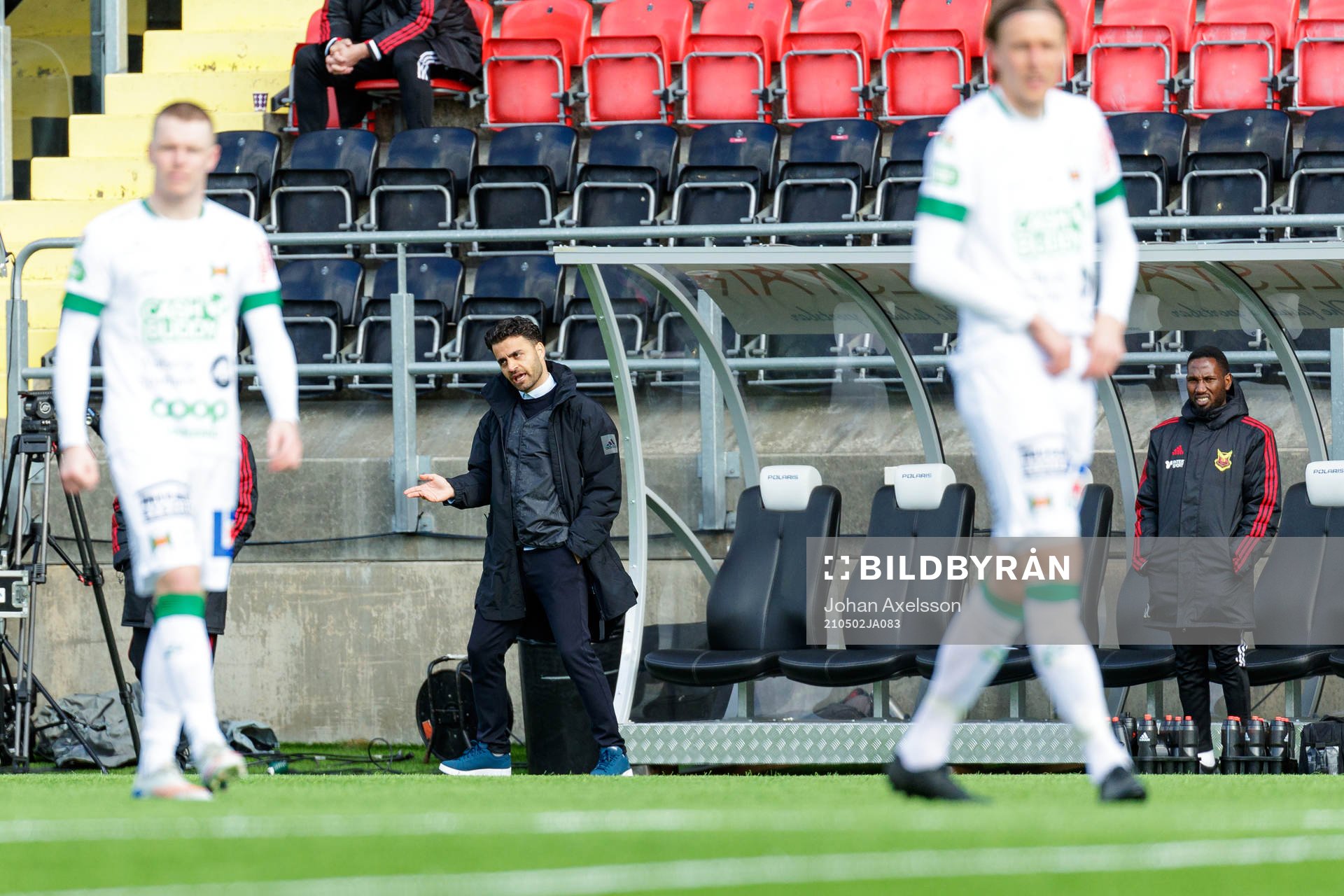 Östersunds tränare Amir Azrafshan