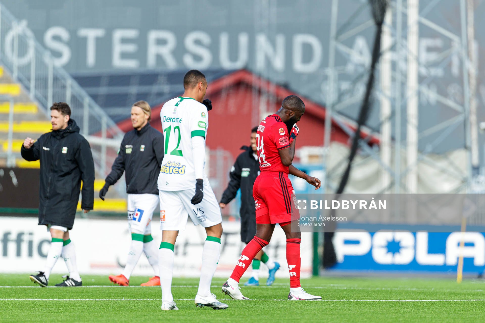 Östersunds Ronald Mukiibi deppar