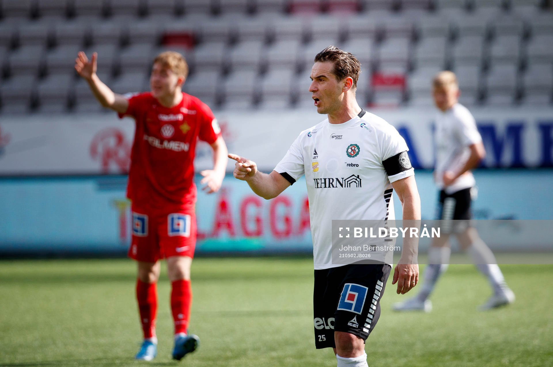 Örebros Nordin Gerzic under fotbollsmatchen i Allsvenskan mellan Örebro och IFK Norrköping den 2 maj 2021 i Örebro. 