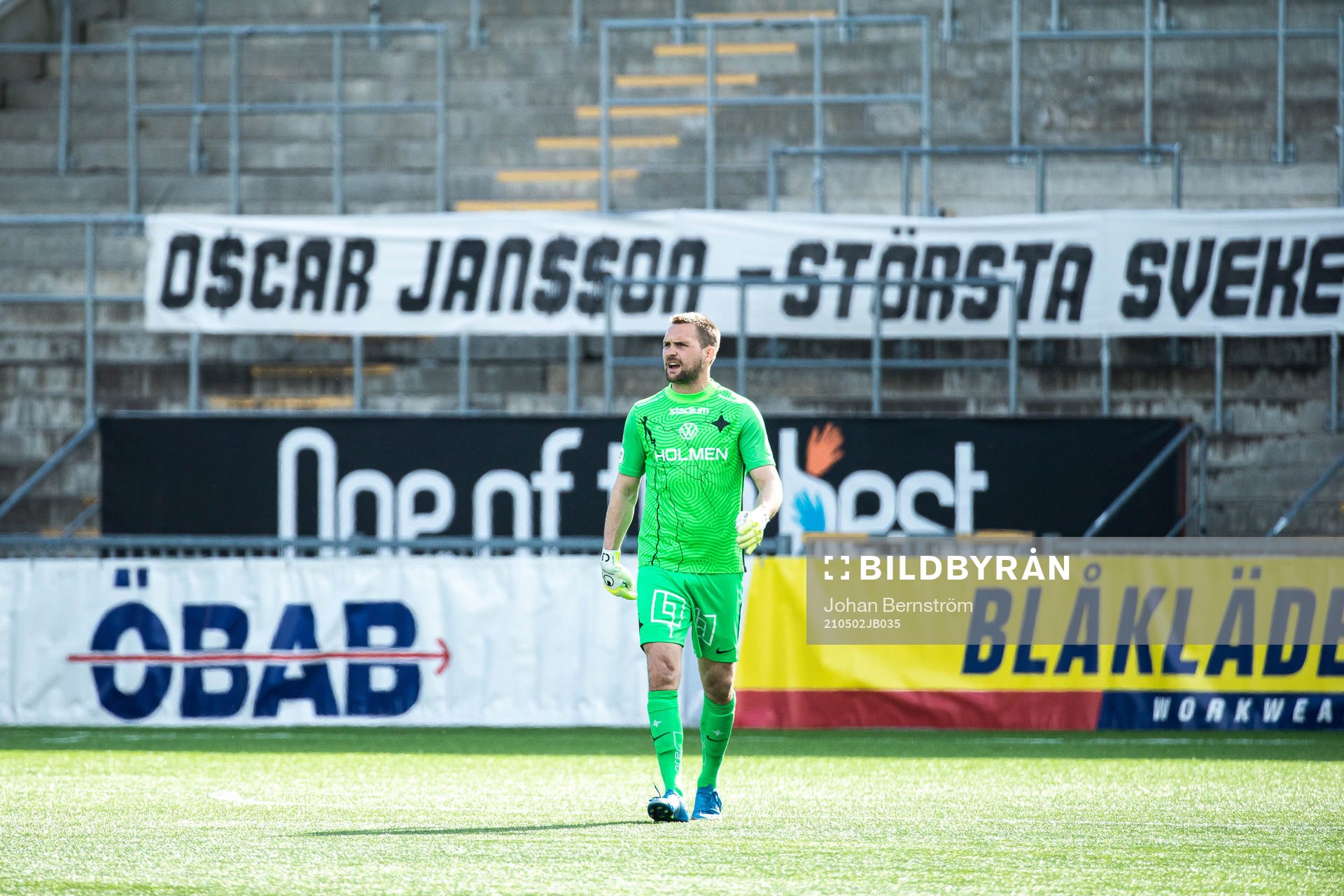 IFK Norrköpings målvakt Oscar Jansson