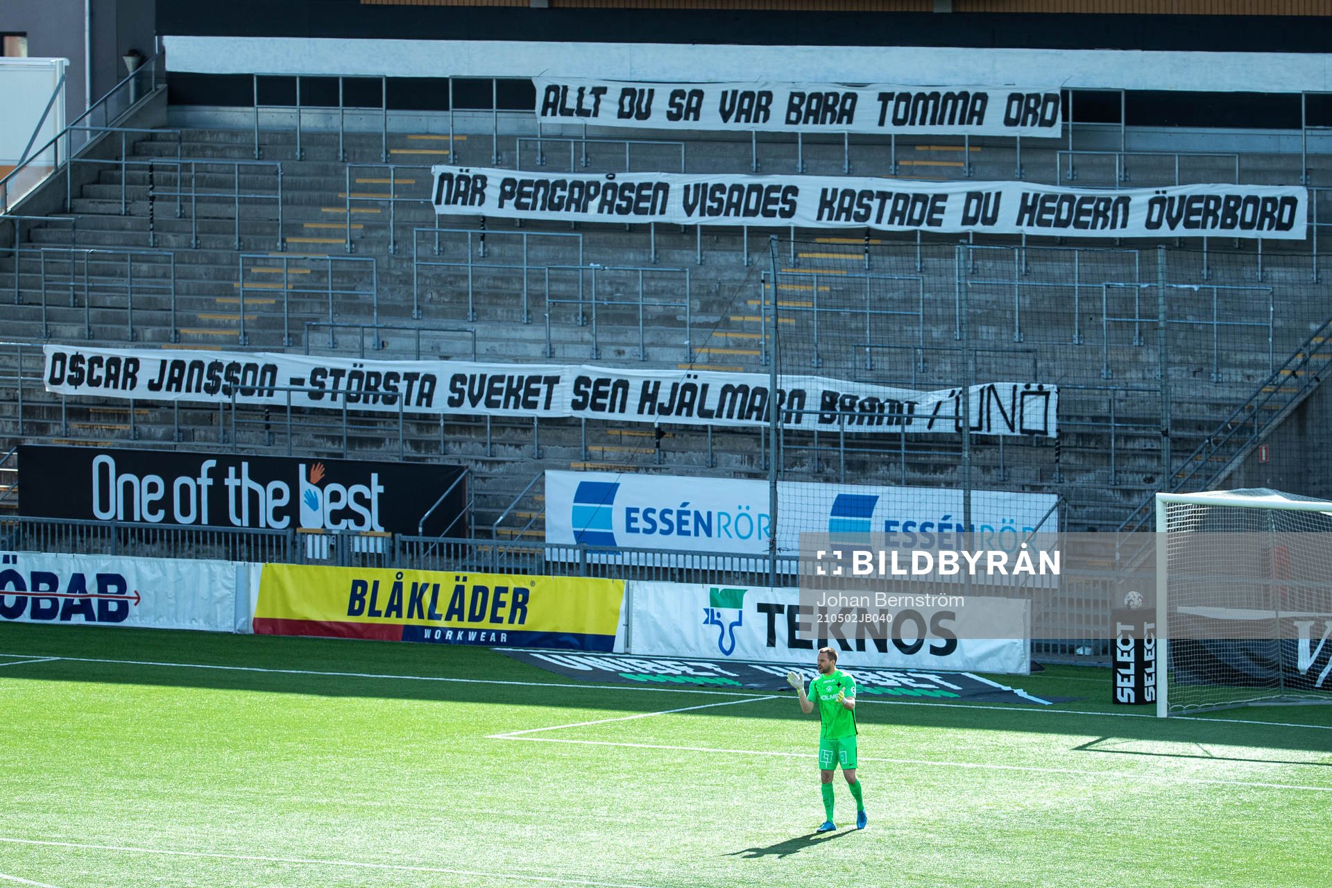 IFK Norrköpings målvakt Oscar Jansson