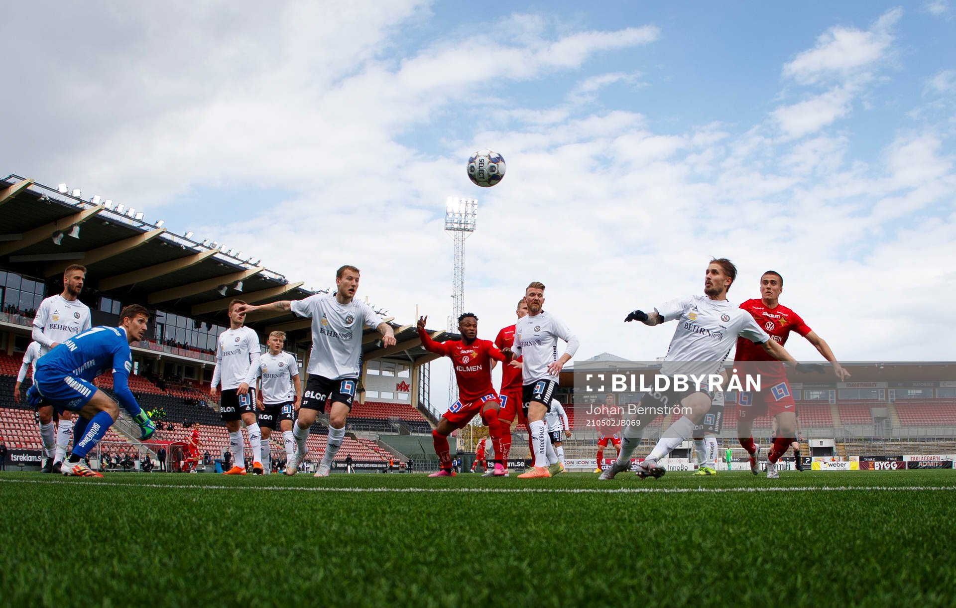 Örebros målvakt Bobby Allain, Andreas Skovgaard och