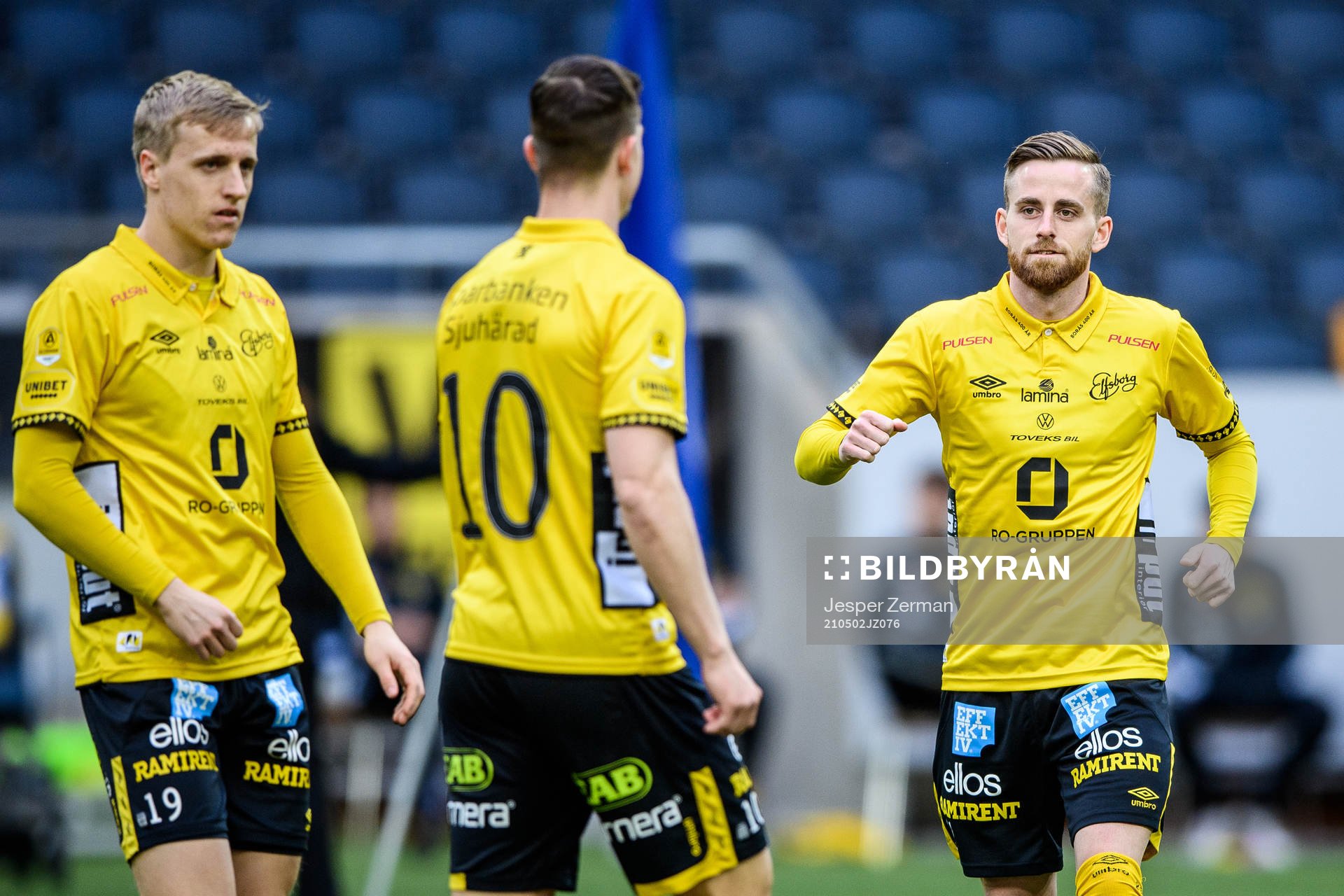 Elfsborgs Jeppe Møldrup Okkels, Simon Olsson  och Rasmus