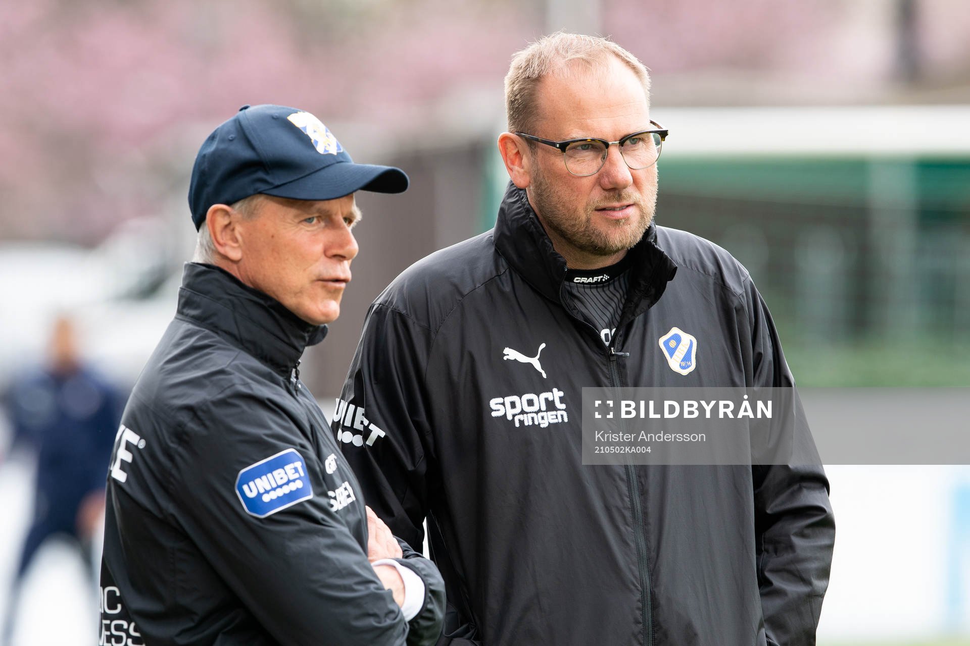 IFK Göteborgs tränare Roland Nilsson  och Halmstads