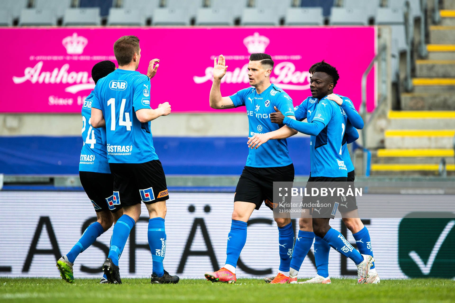 Halmstads Markus Antonsson jublar