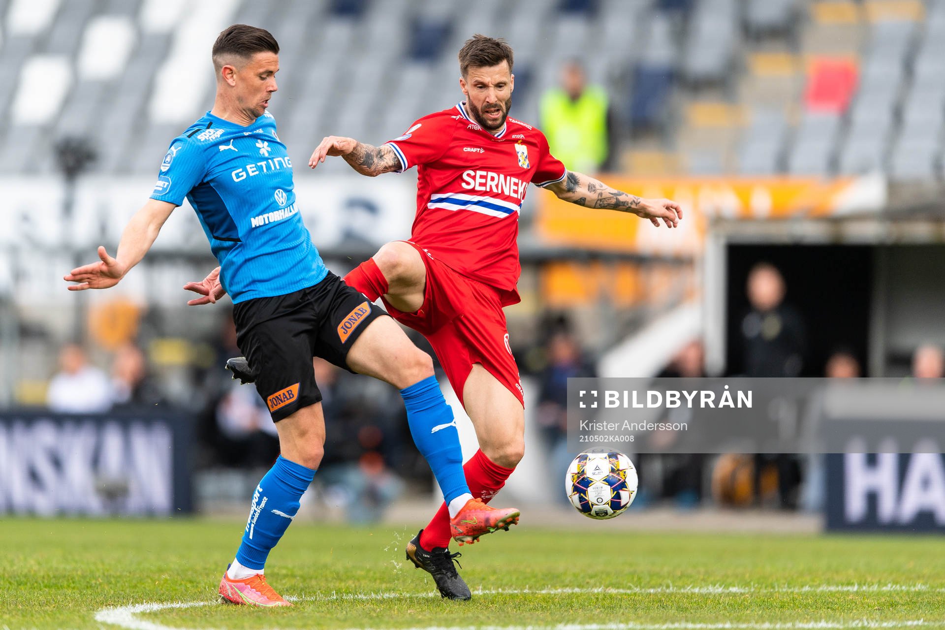 Halmstads Markus Antonsson och IFK Göteborgs Mattias