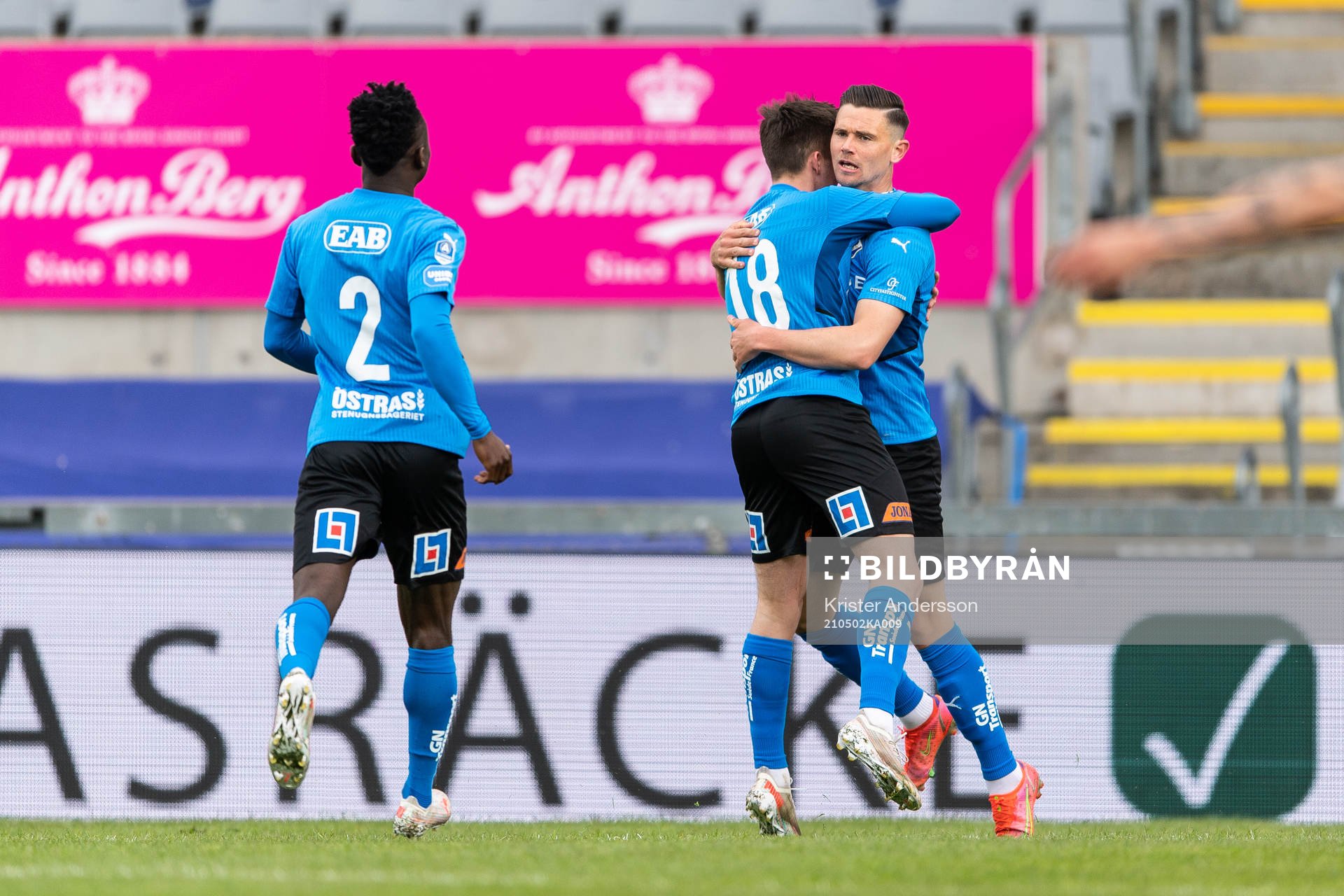 Halmstads Markus Antonsson jublar