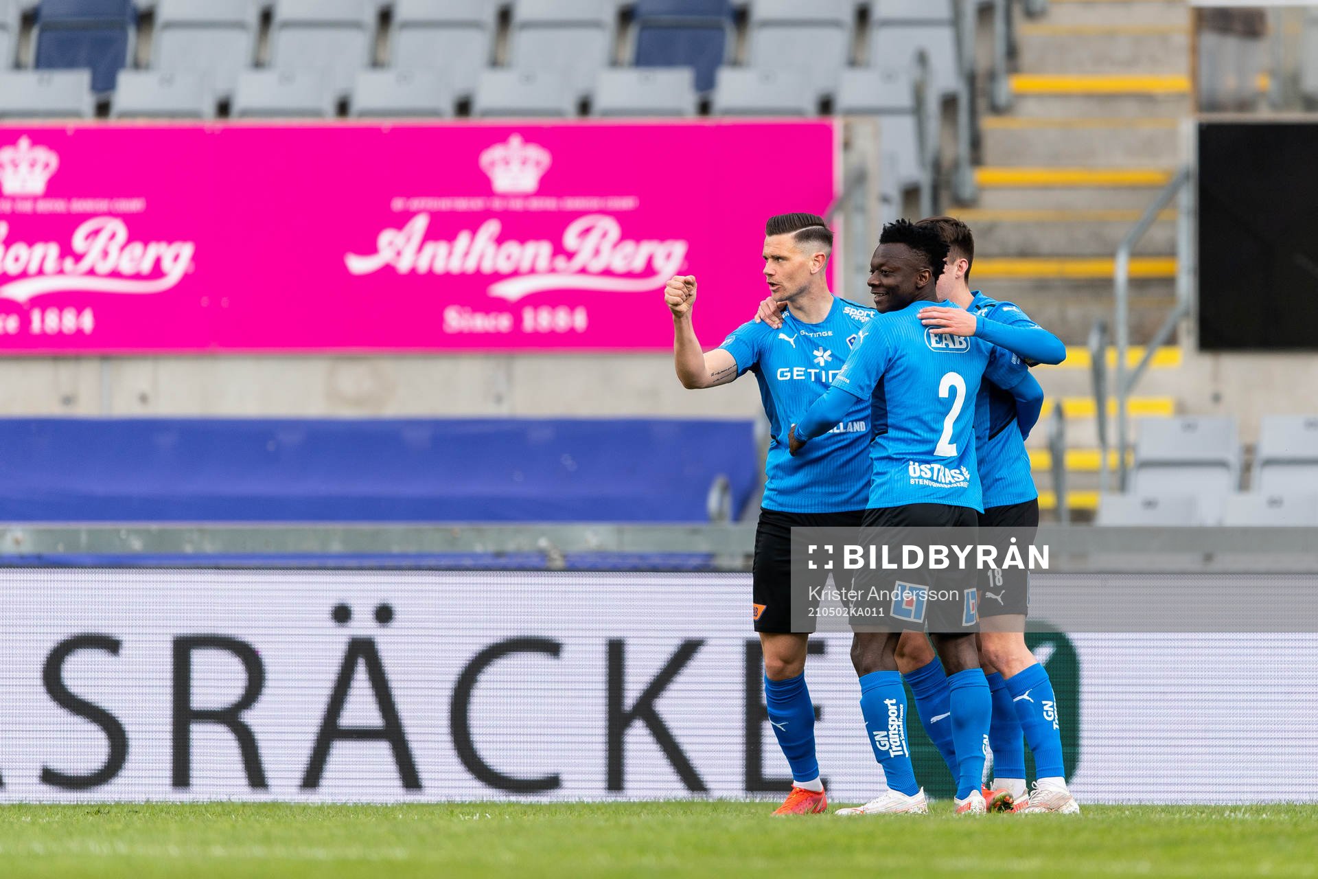 Halmstads Markus Antonsson jublar