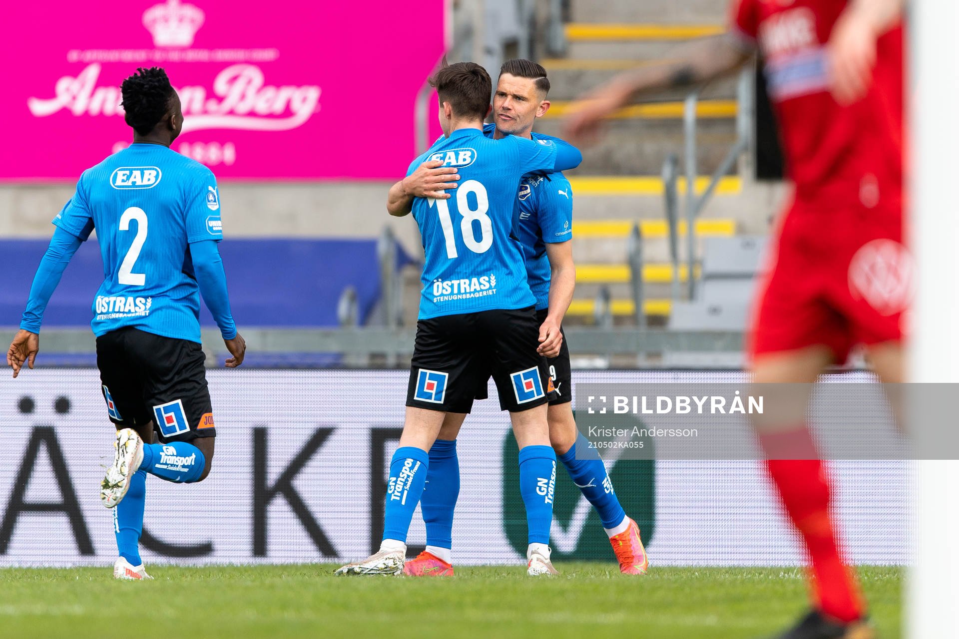 Halmstads Markus Antonsson jublar