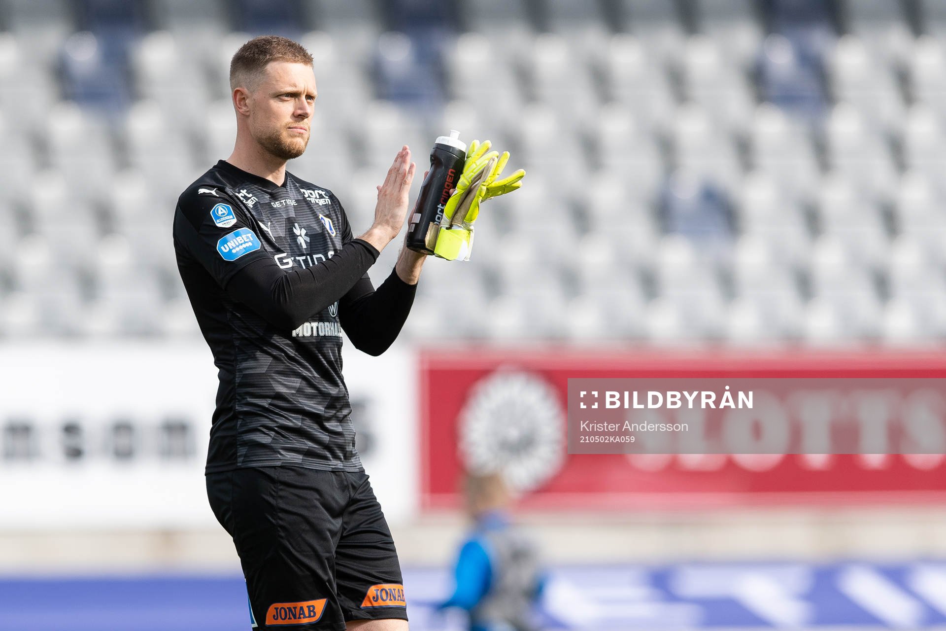 Halmstads målvakt Malkolm Nilsson Säfqvist