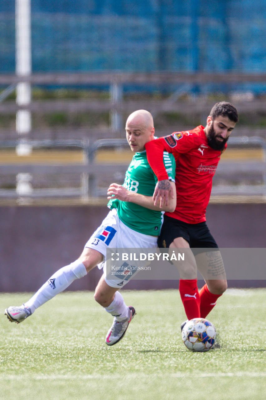 Brages Oscar Lundin och Vasalunds Charbel Georges