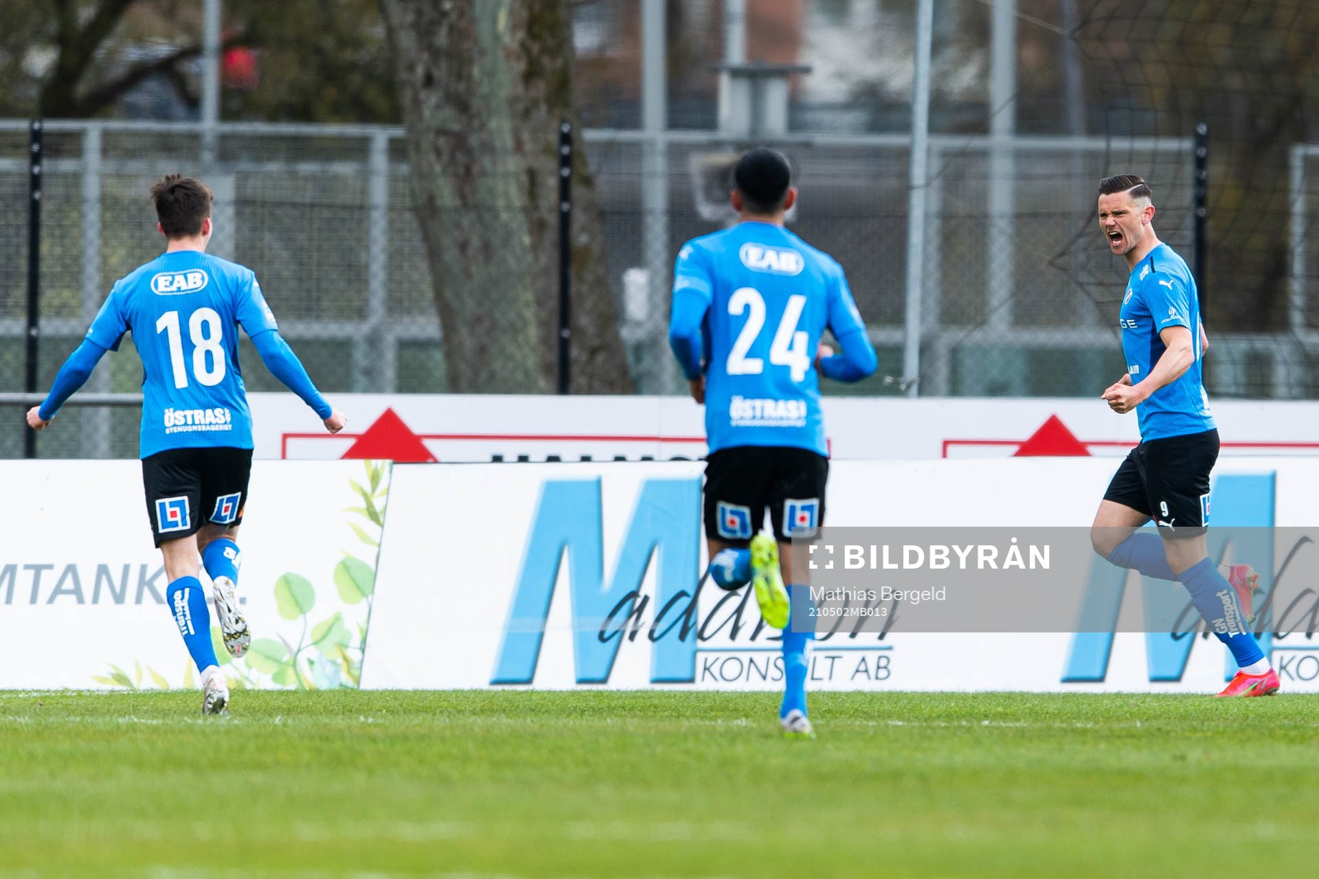 Halmstads Markus Antonsson jublar