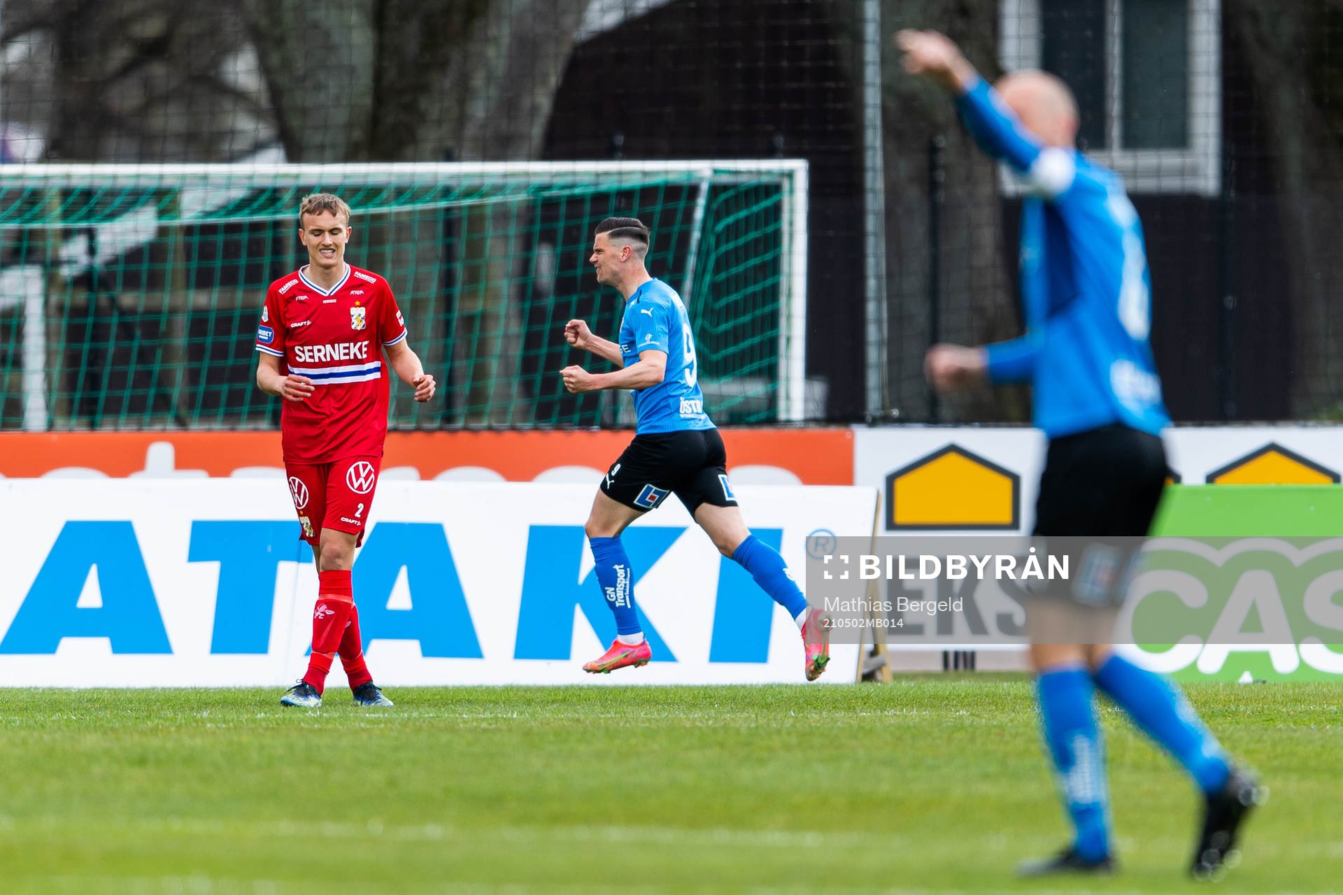 Halmstads Markus Antonsson jublar
