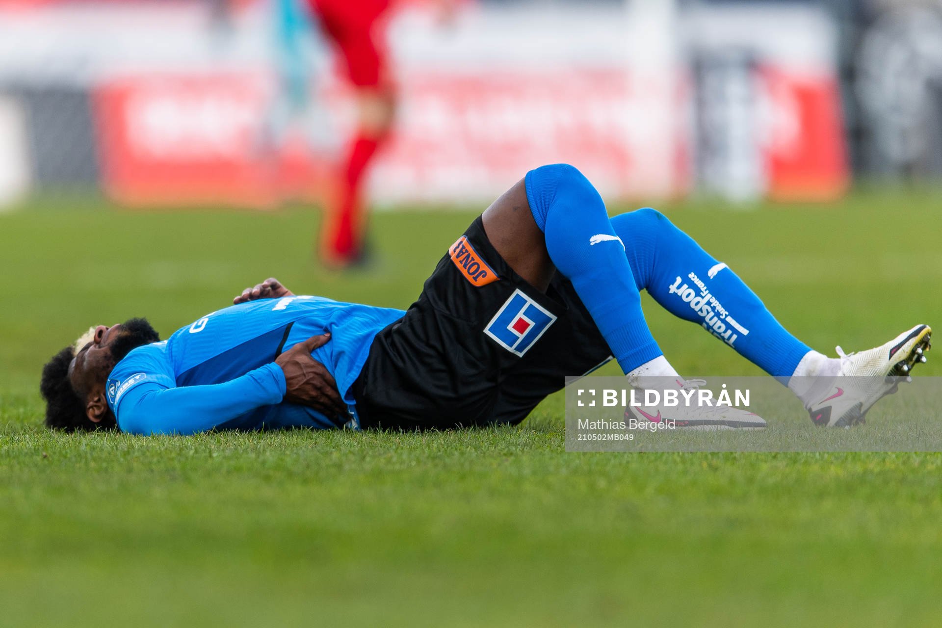 Halmstads Joseph Baffoe har ont