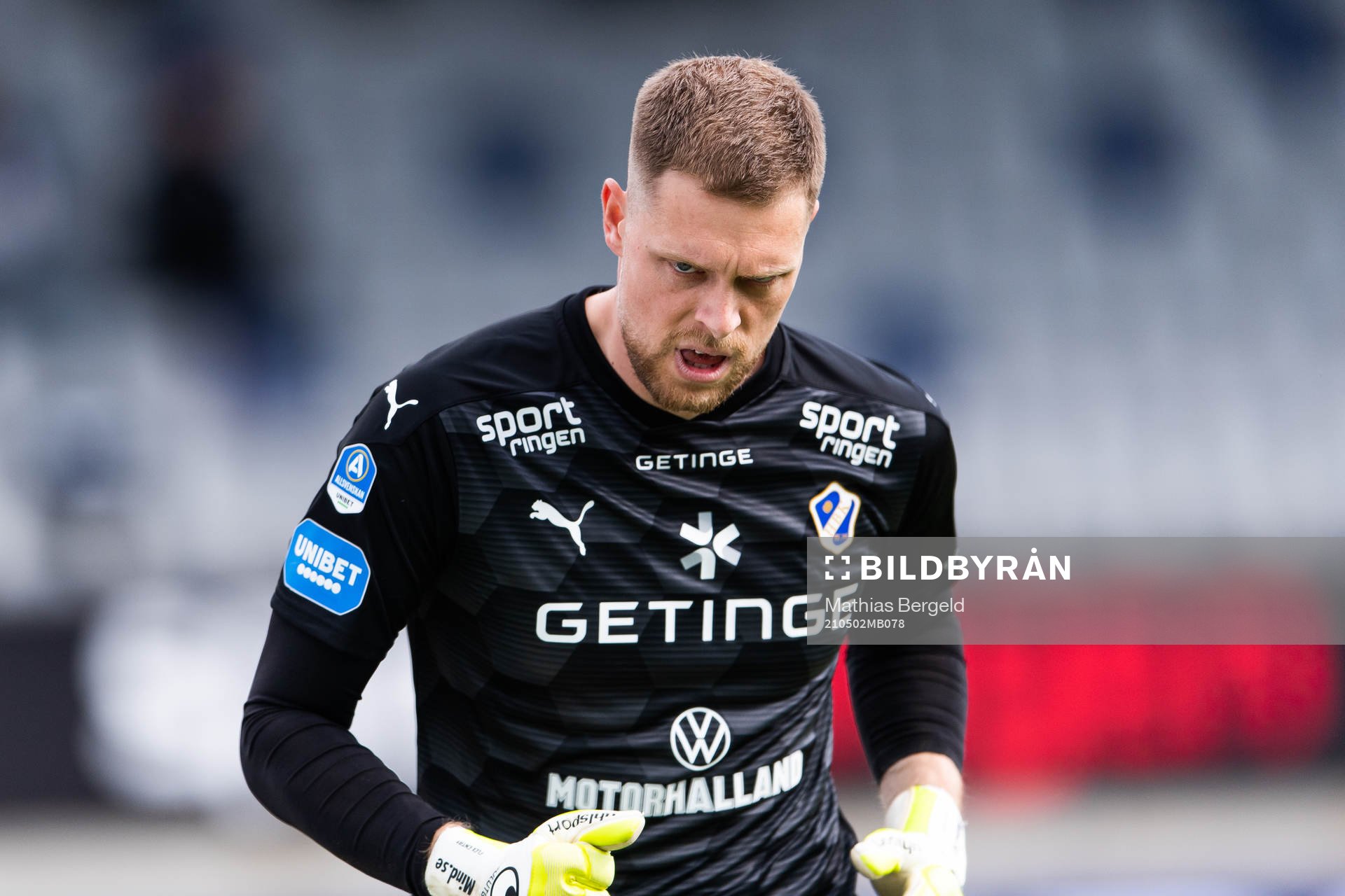 Halmstads målvakt Malkolm Nilsson Säfqvist