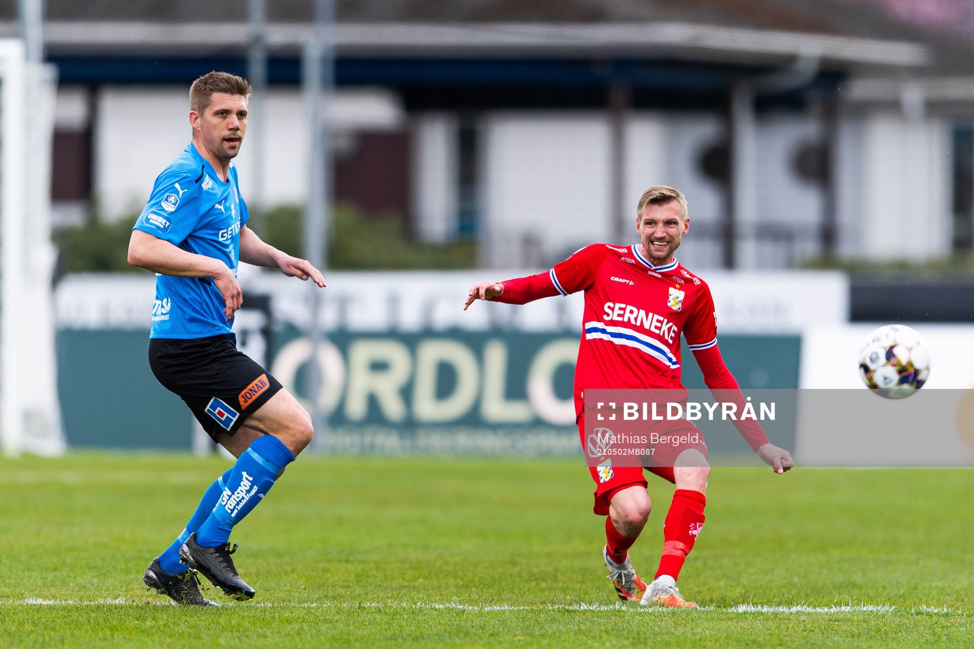 Halmstads Mikael Boman och IFK Göteborgs Sebastian Eriksson