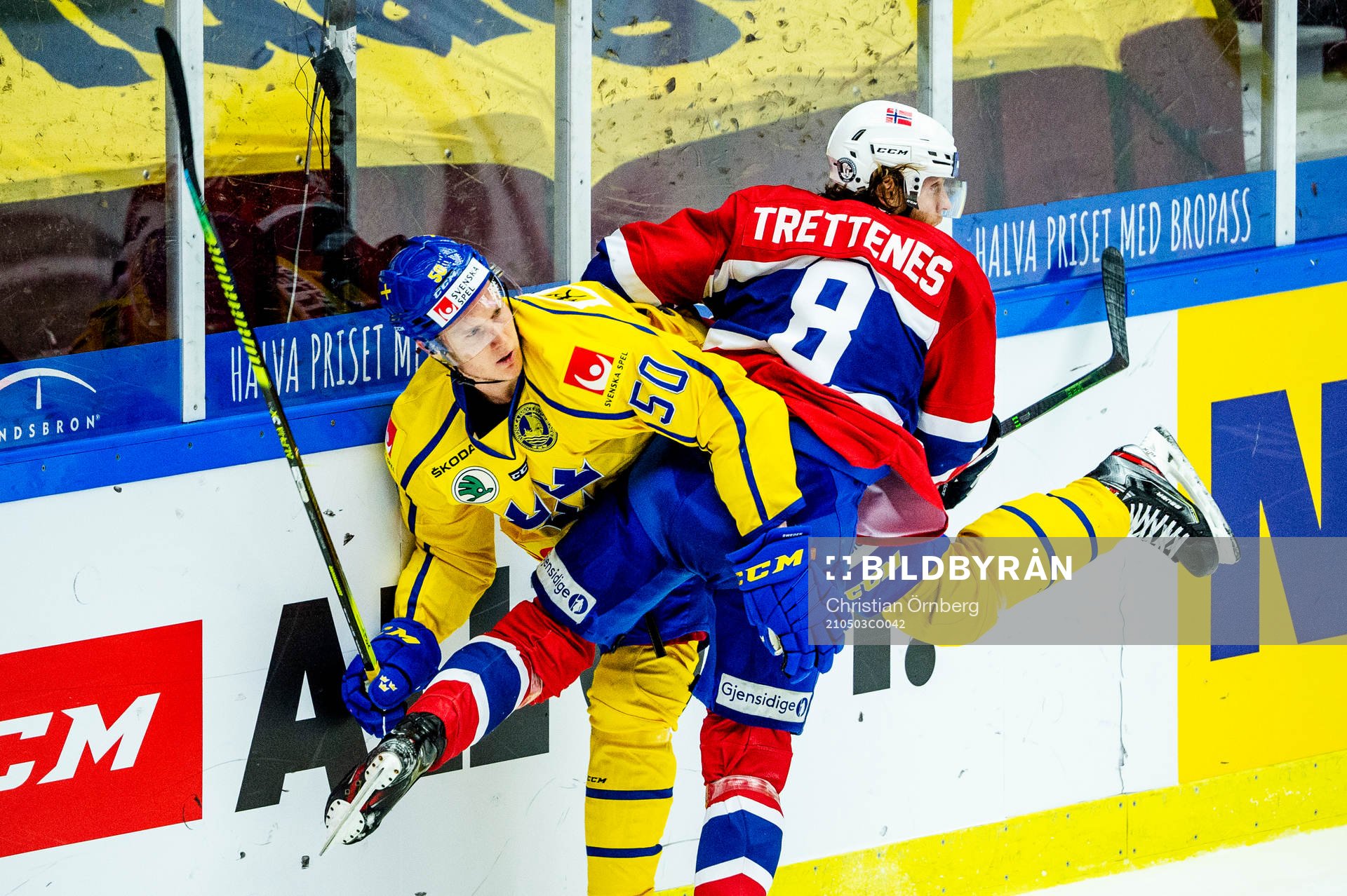 Viktor Lööv of Sweden and Mathias Trettenes of Norway