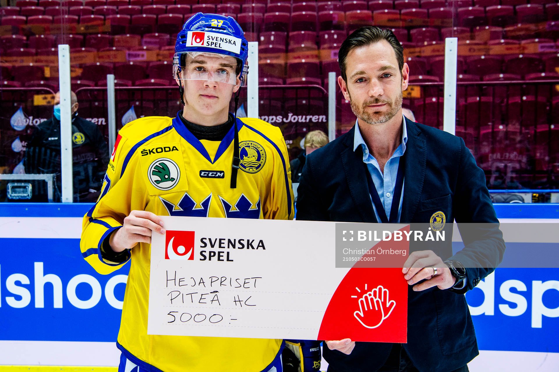Nils Lundkvist of Sweden together with Jesper Björck,