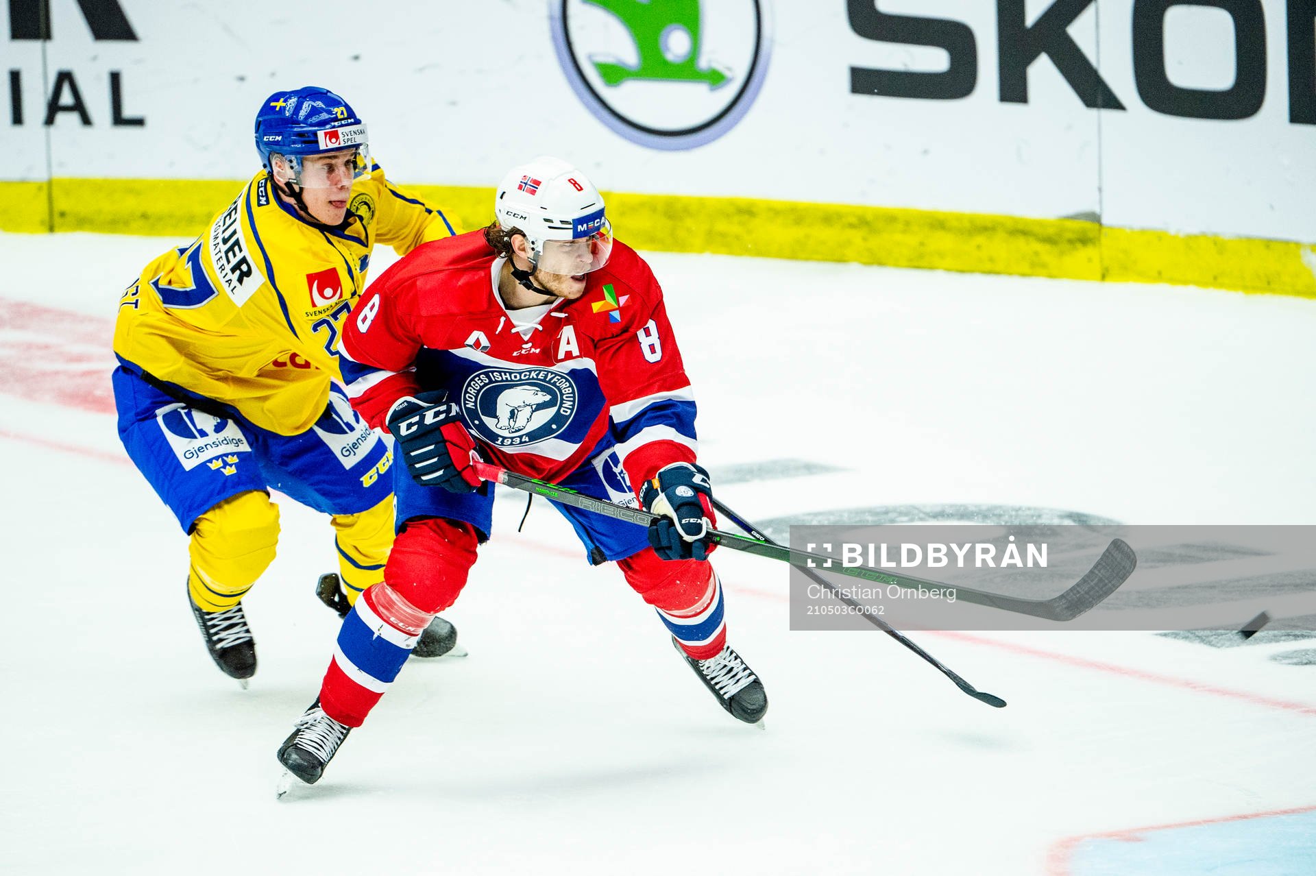 Mathias Trettenes of Norway and Nils Lundkvist of Sweden