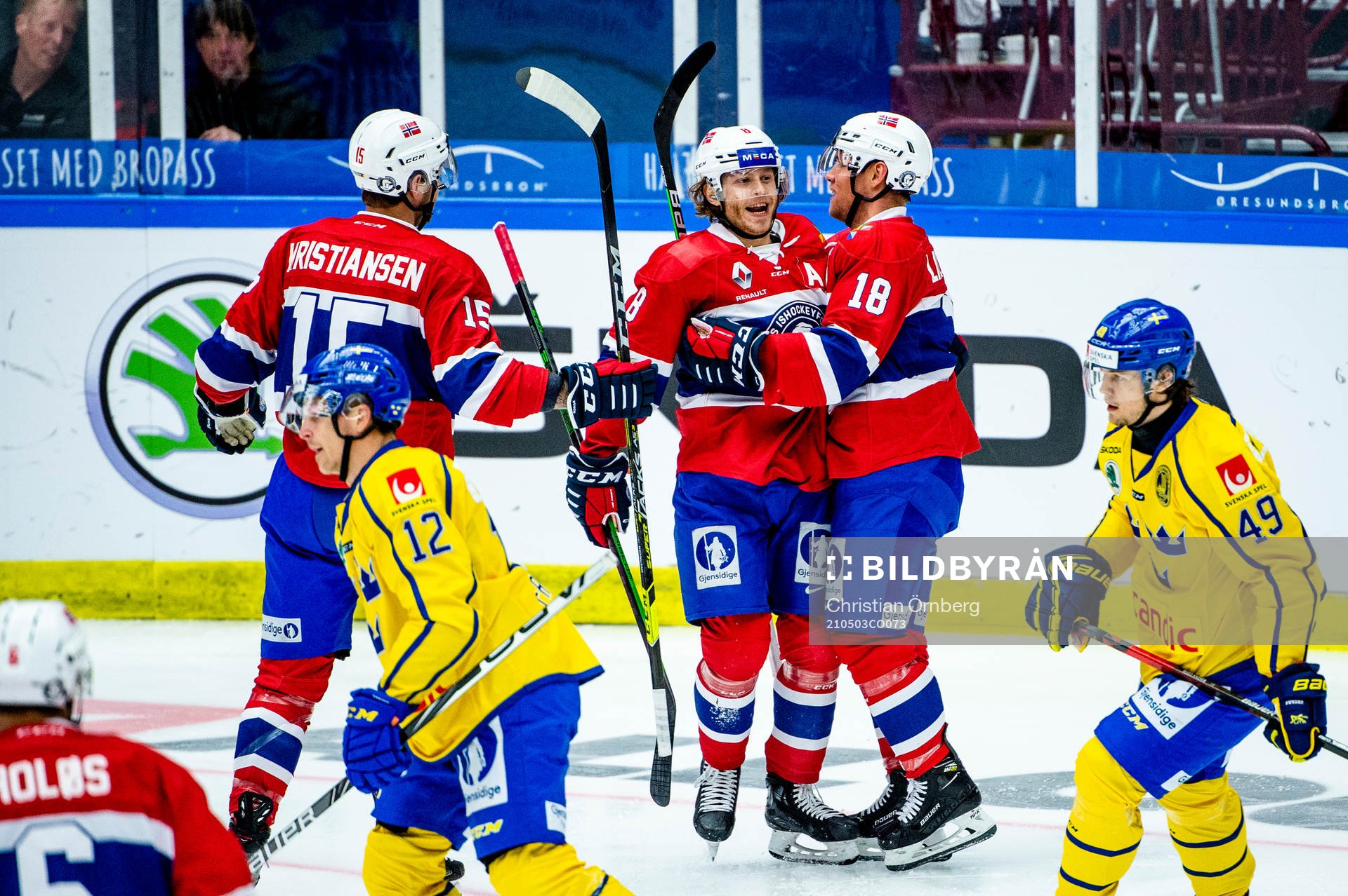 Tommy Kristiansen, Mathias Trettenes and Tobias Lindström