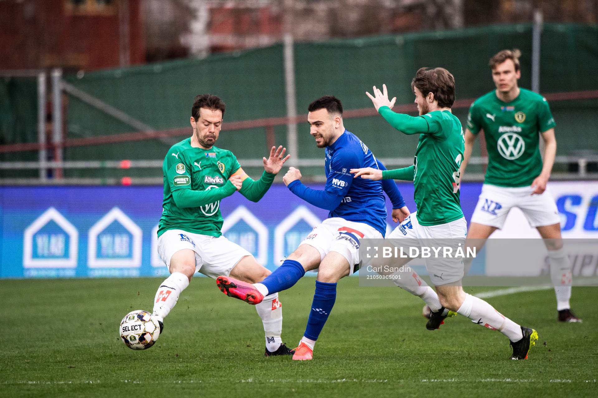 Jönköpings Fredric Fendrich och Daniel Ljung mot
