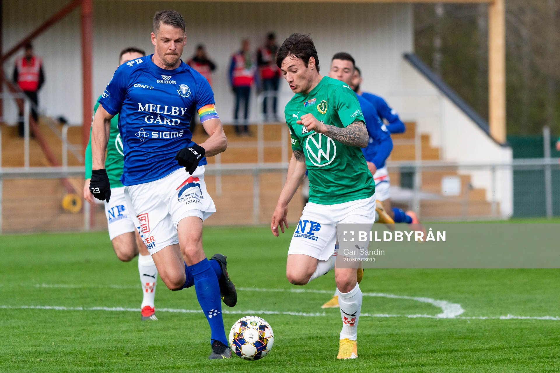 Trelleborgs Fredrik Liverstam och Jönköpings  Adrian