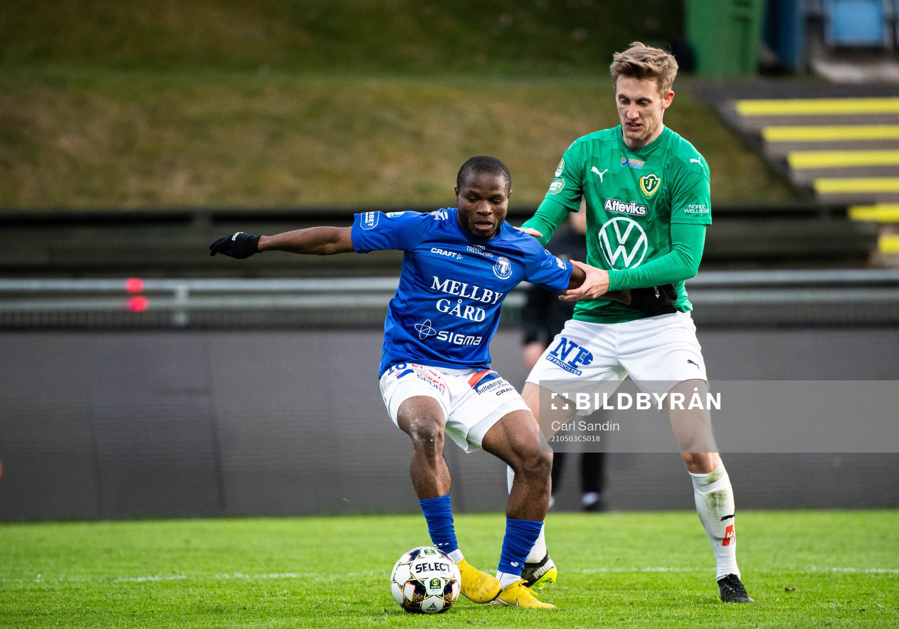 Trelleborgs Henry Offia och Jönköpings Jesper Svensson