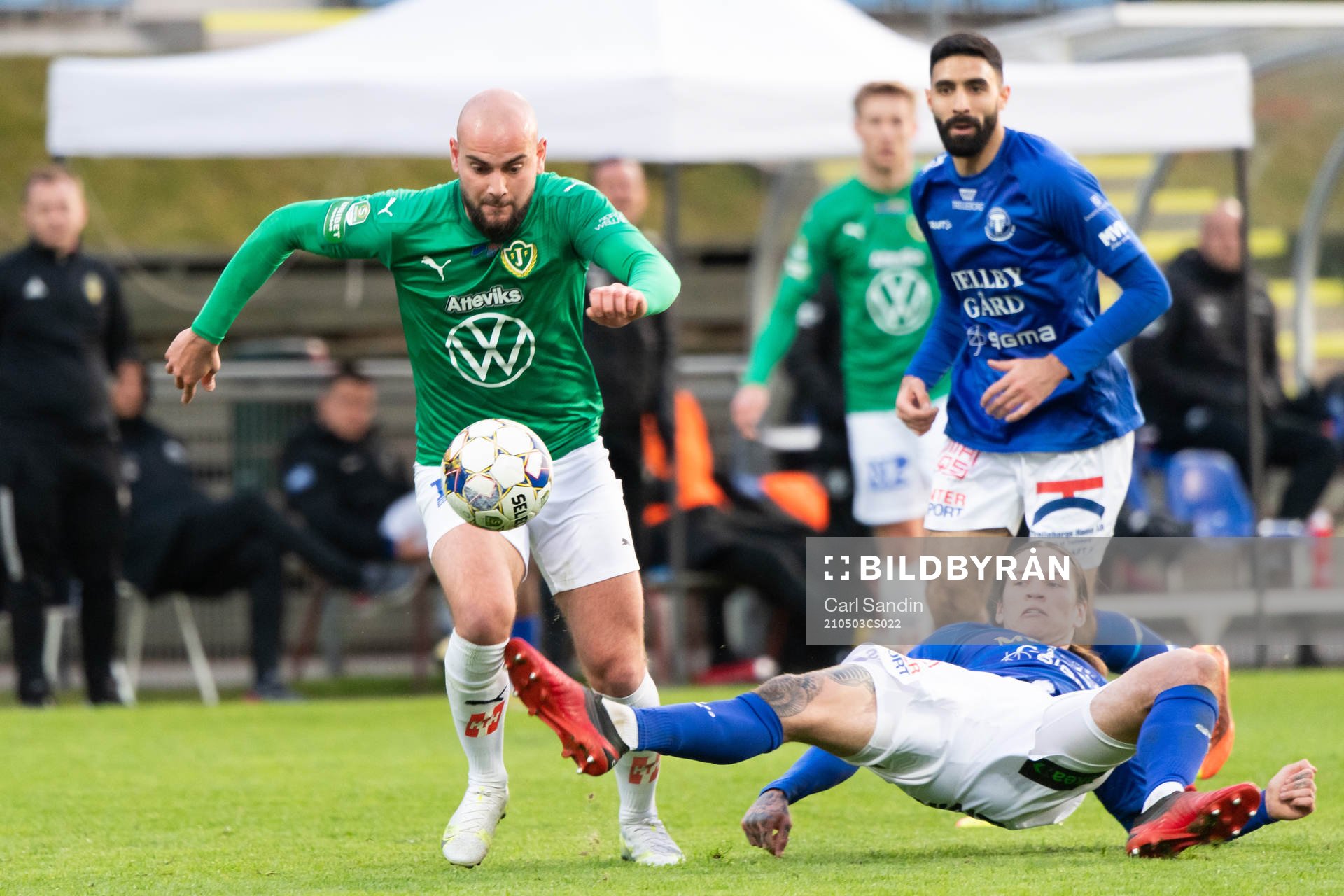 Jönköpings Perparim Beqaj och Trelleborgs Isak Jönsson