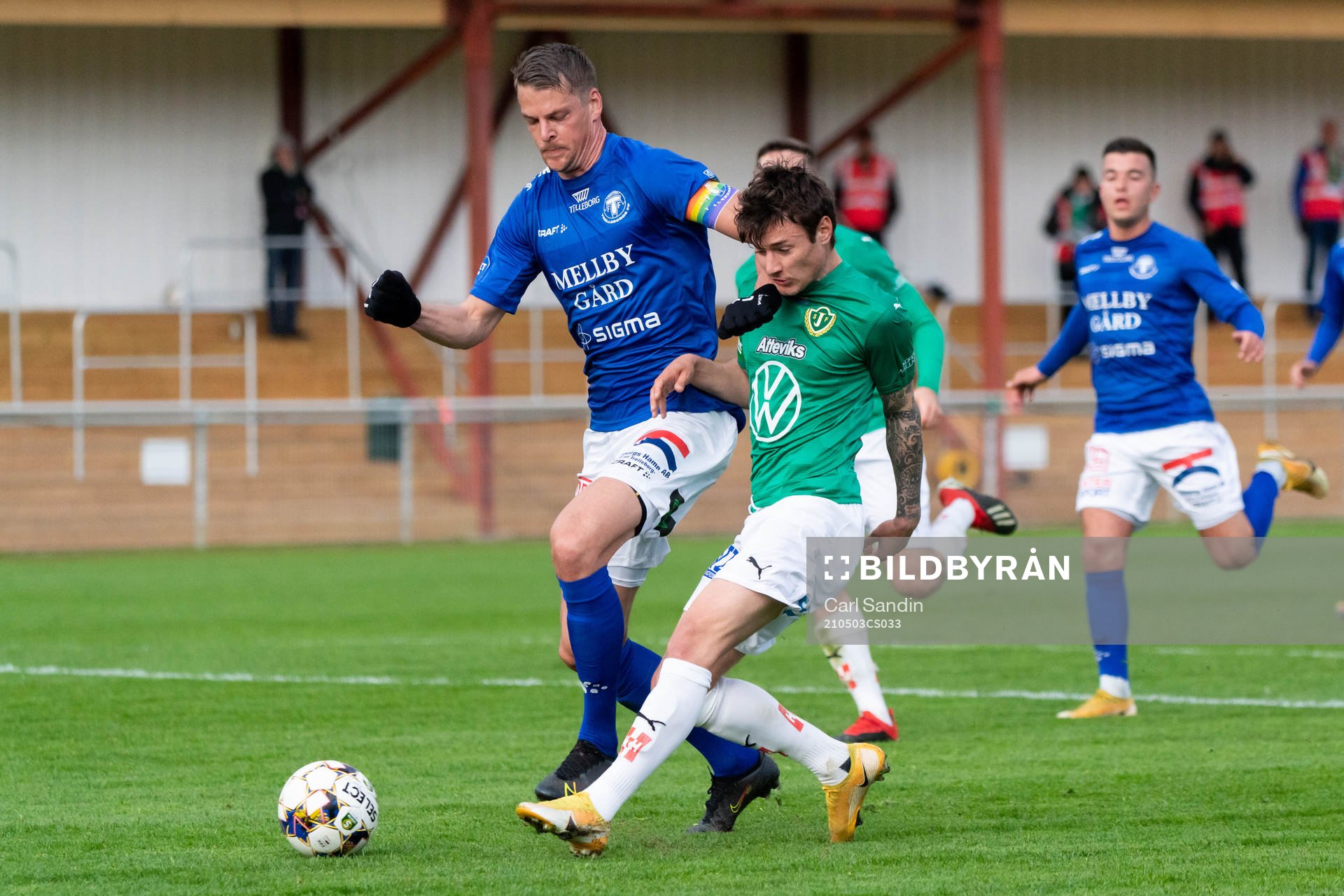 Trelleborgs Fredrik Liverstam och Jönköpings Adrian