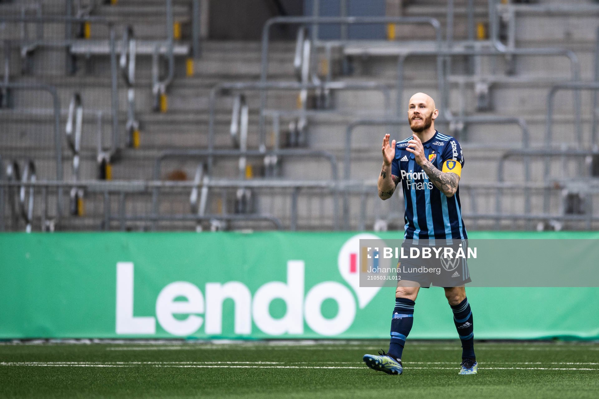 Djurgårdens Magnus Eriksson deppar